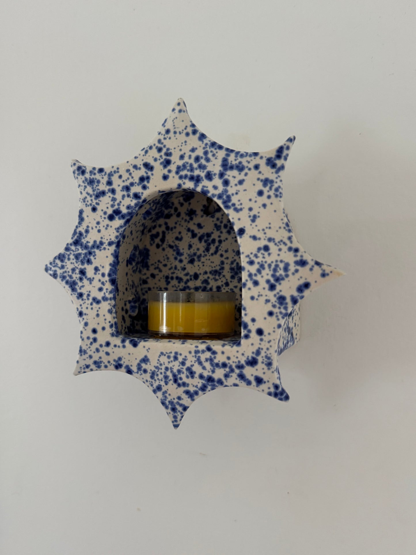 Blue Speckled Votive Pre-Order