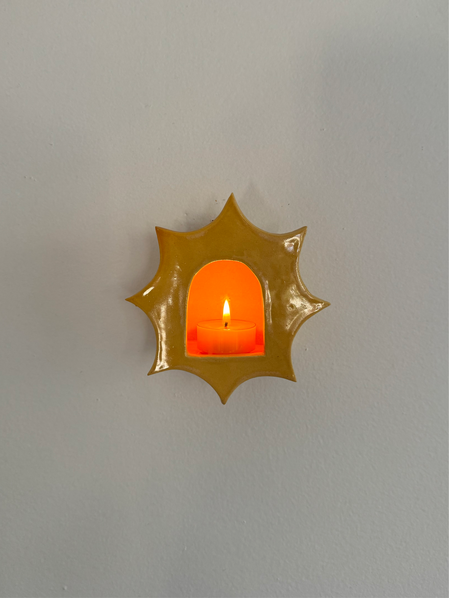 Yellow Star Sconce