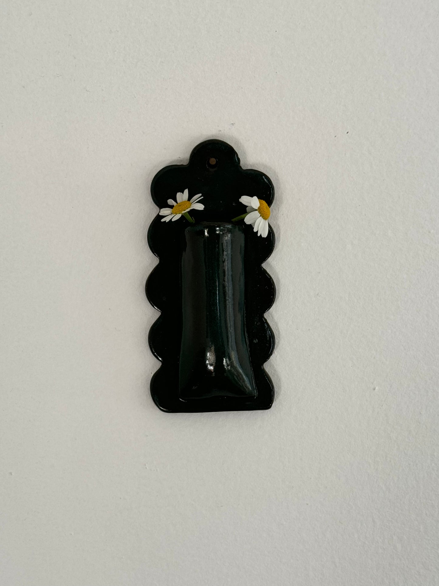 Scalloped Wall Vase