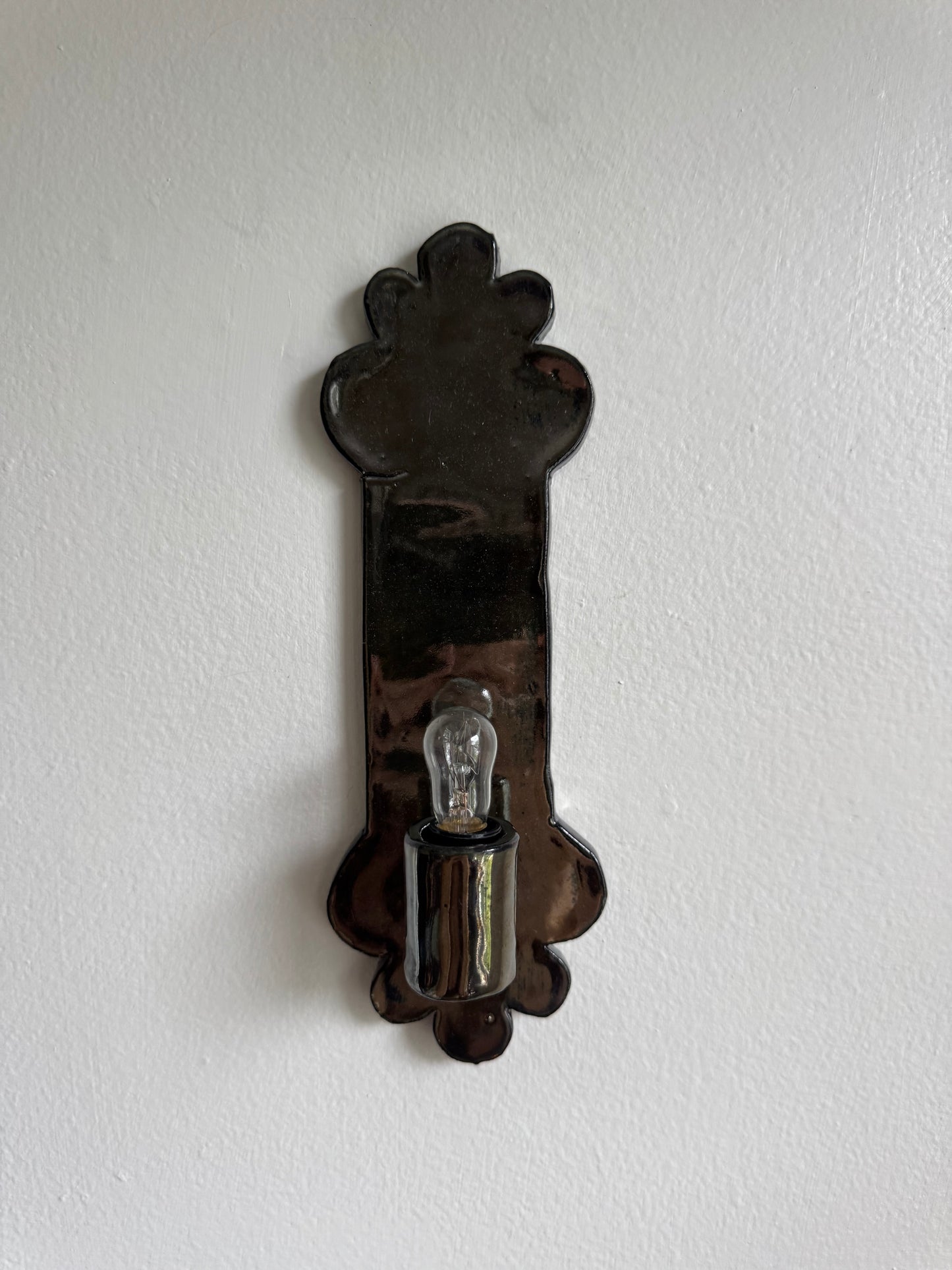 Chrome Rae Sconce (wired option)