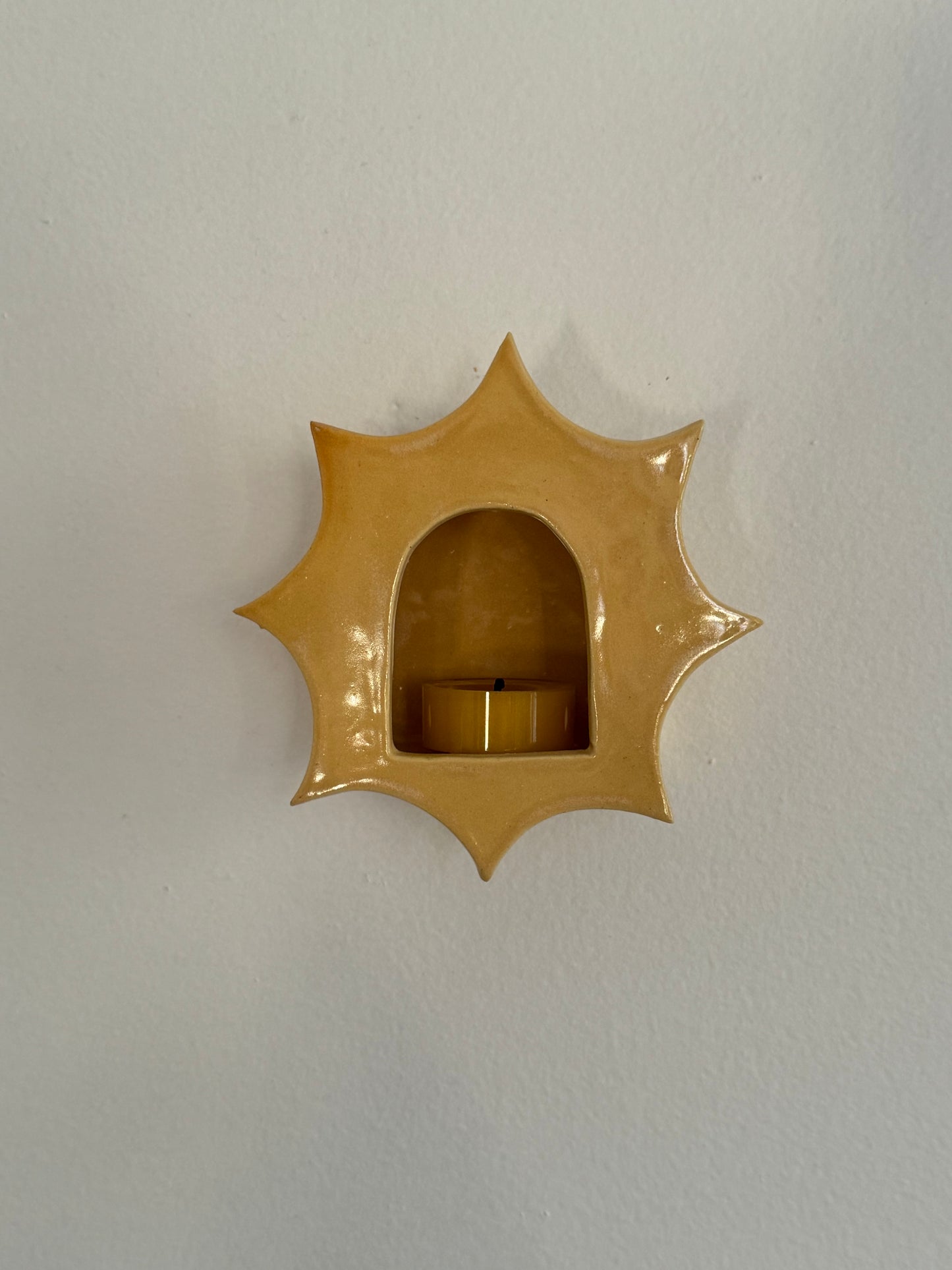 Yellow Star Sconce