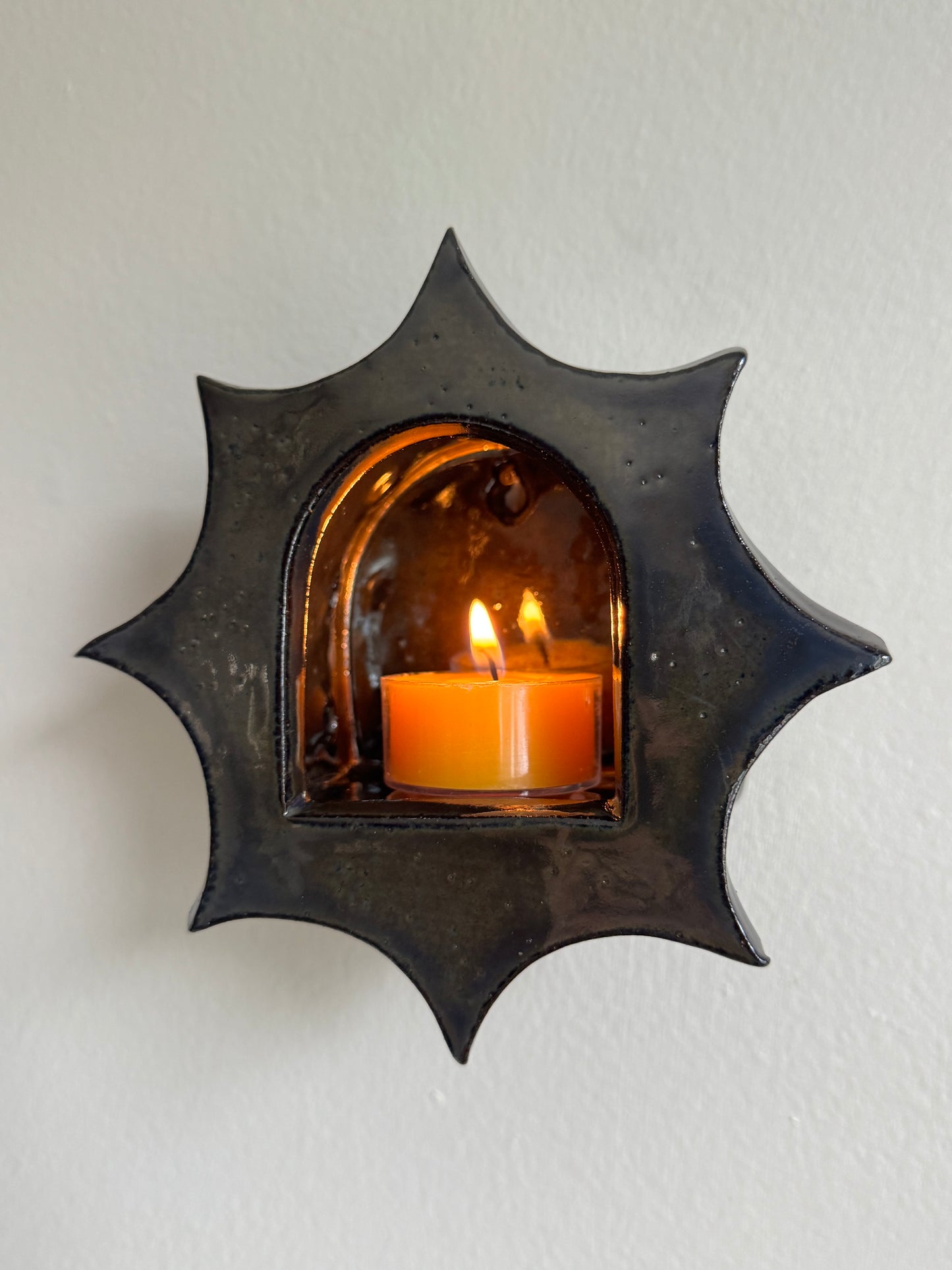 Metallic Star Sconce