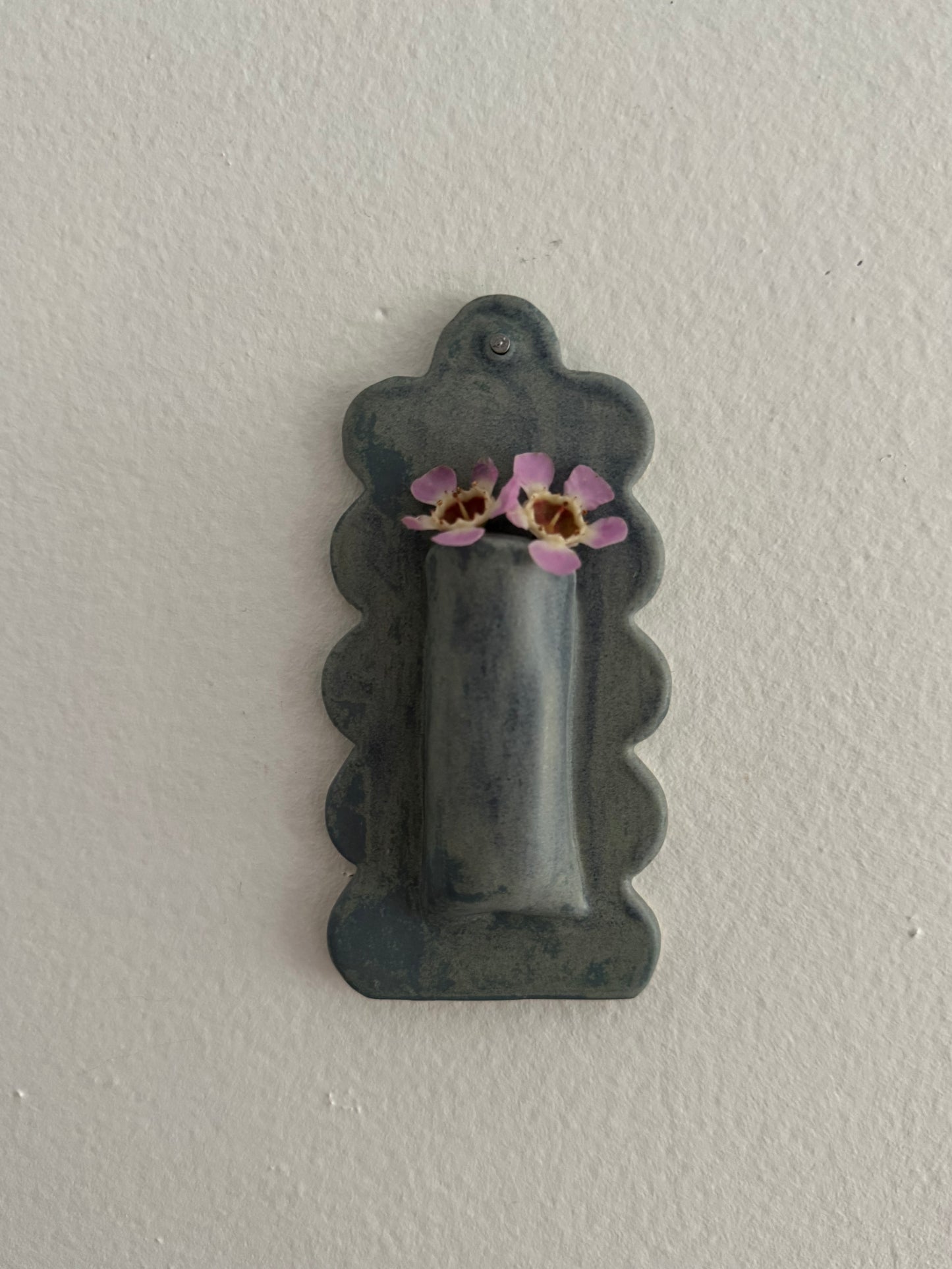 Scalloped Wall Vase