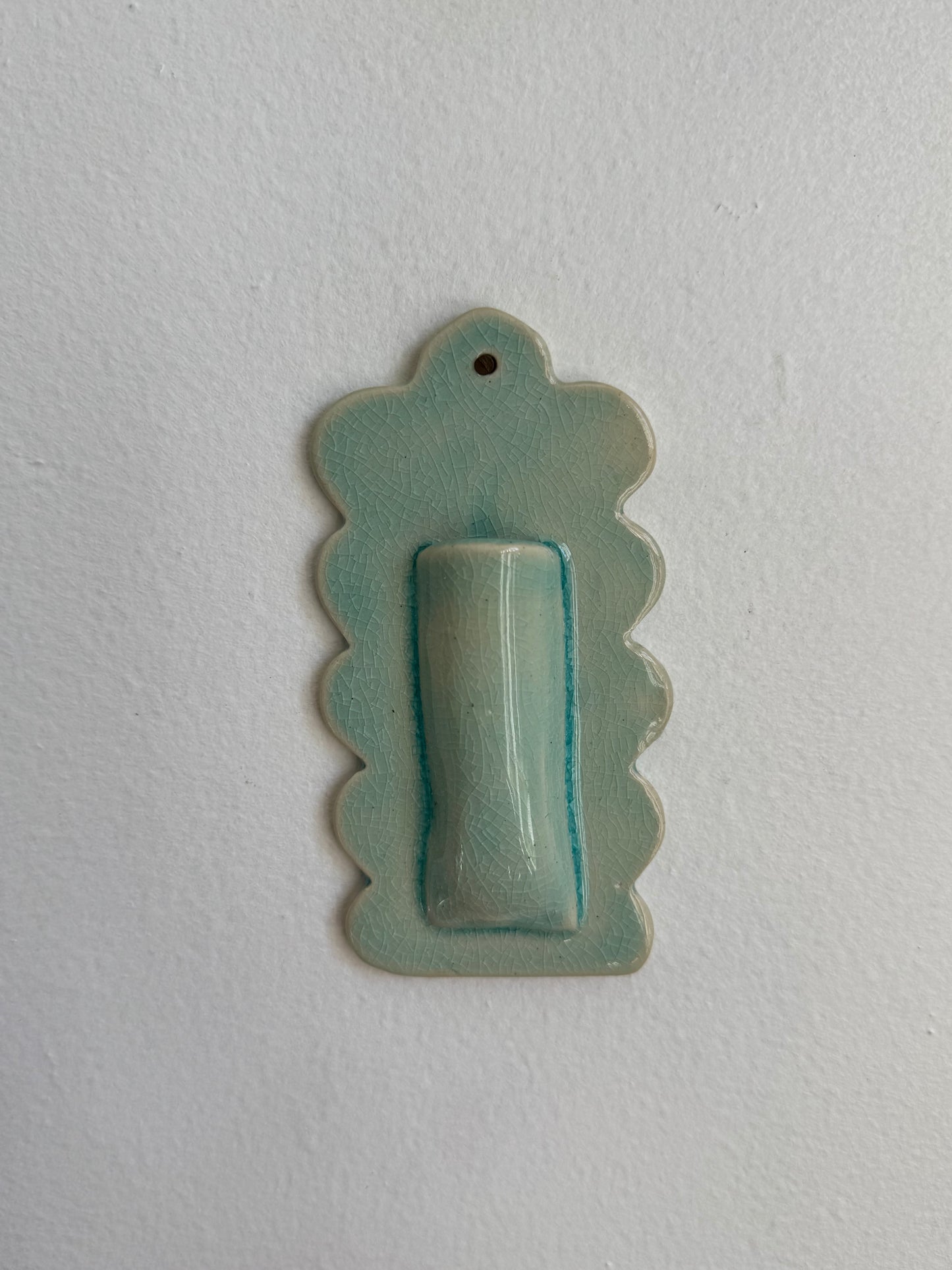 Scalloped Wall Vase