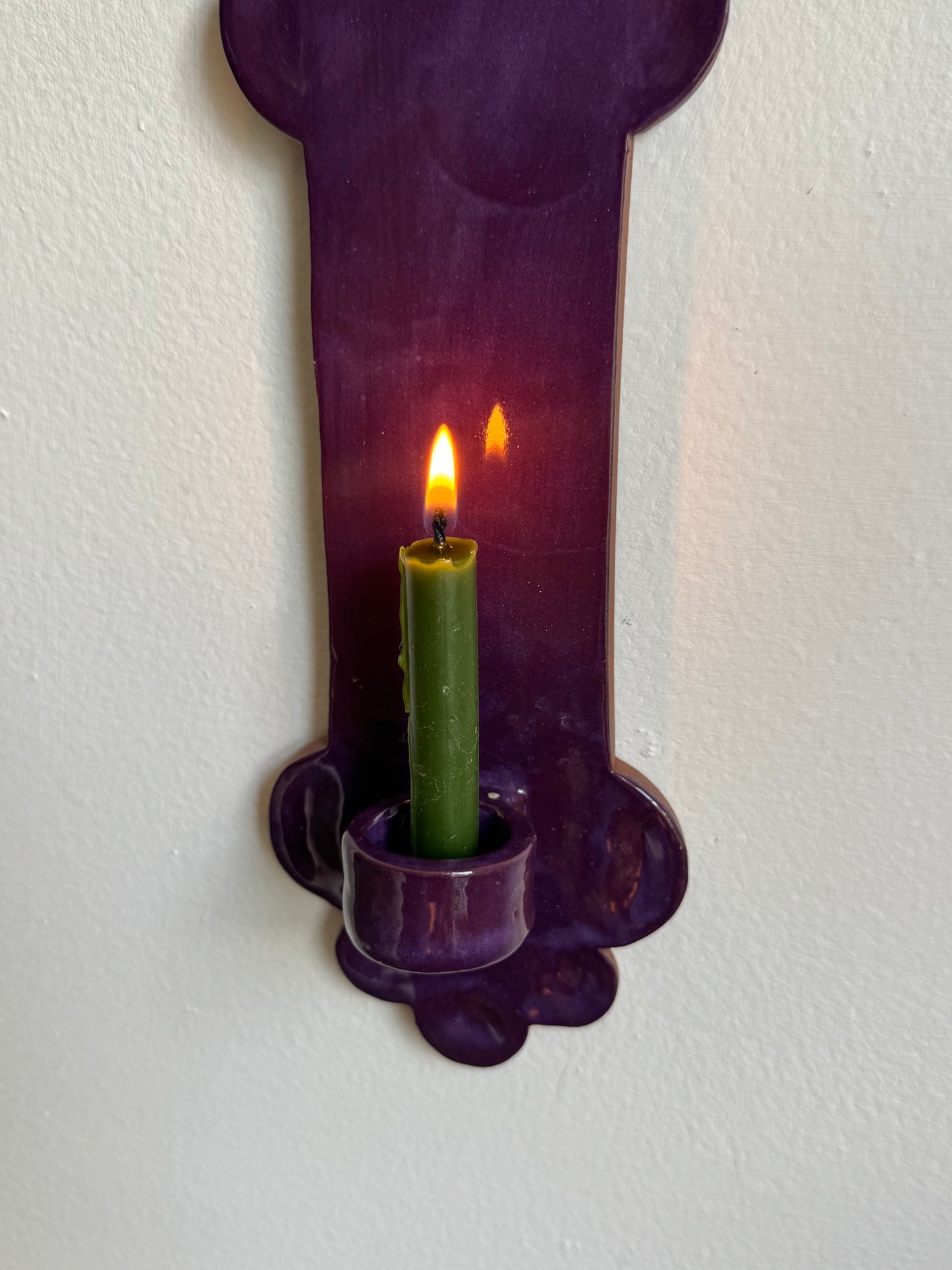 Dark Plum Rae Sconce
