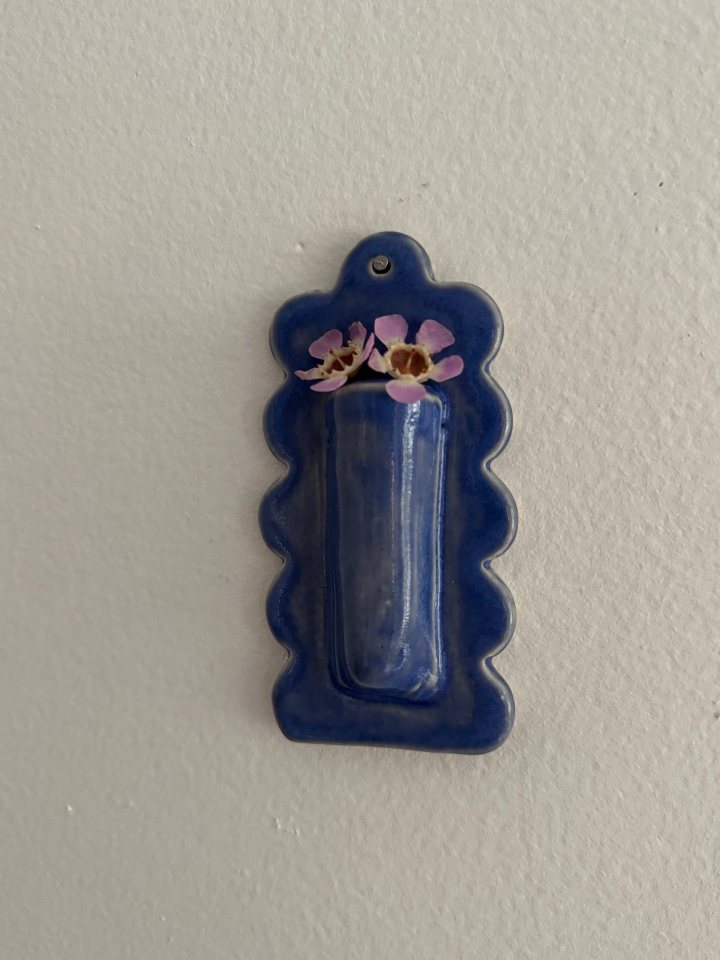 Scalloped Wall Vase