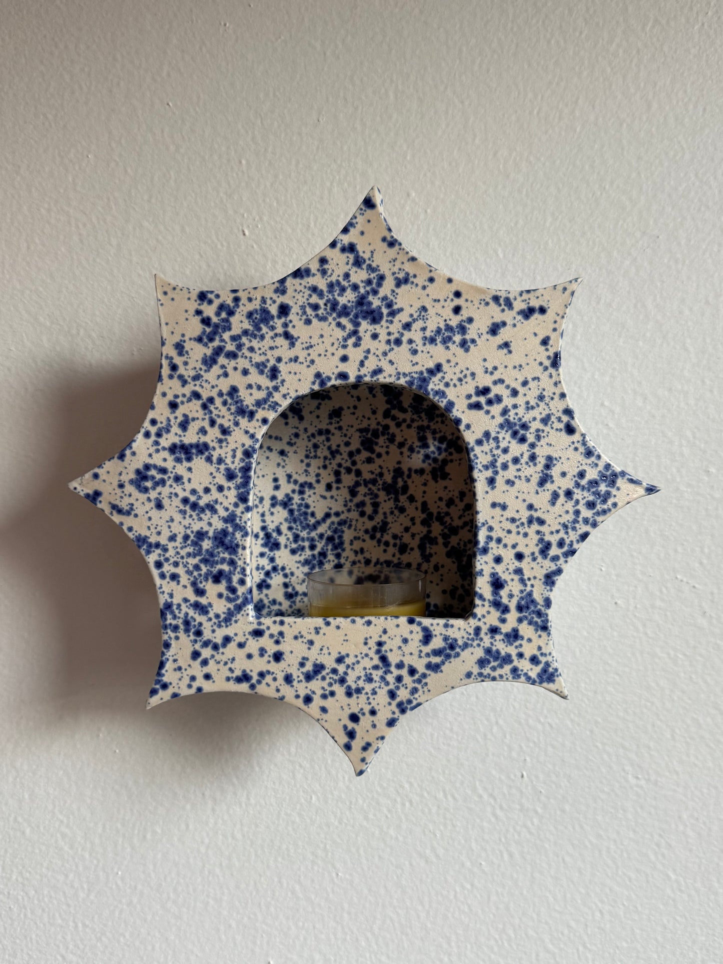 Large Blue Speckled Star