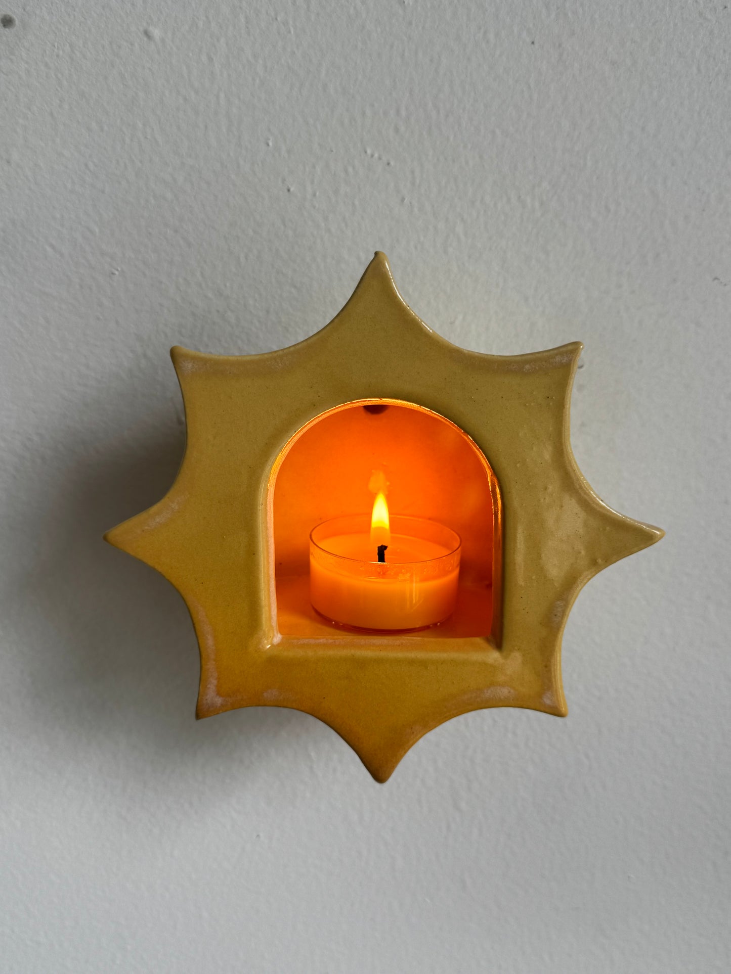 Yellow Star Sconce