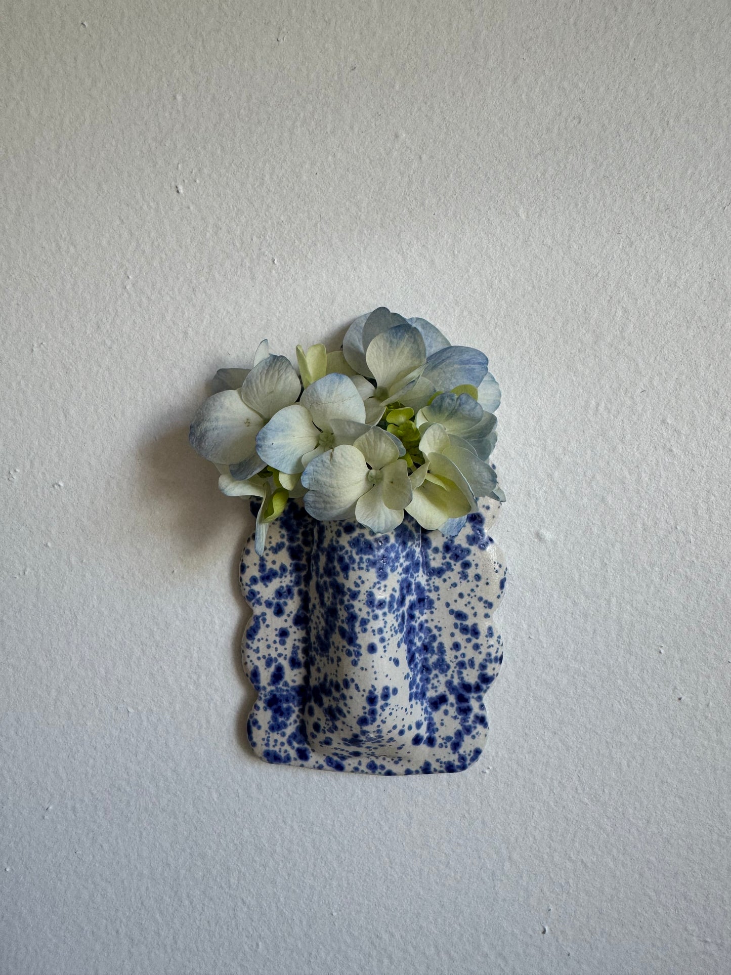 Scalloped Wall Vase