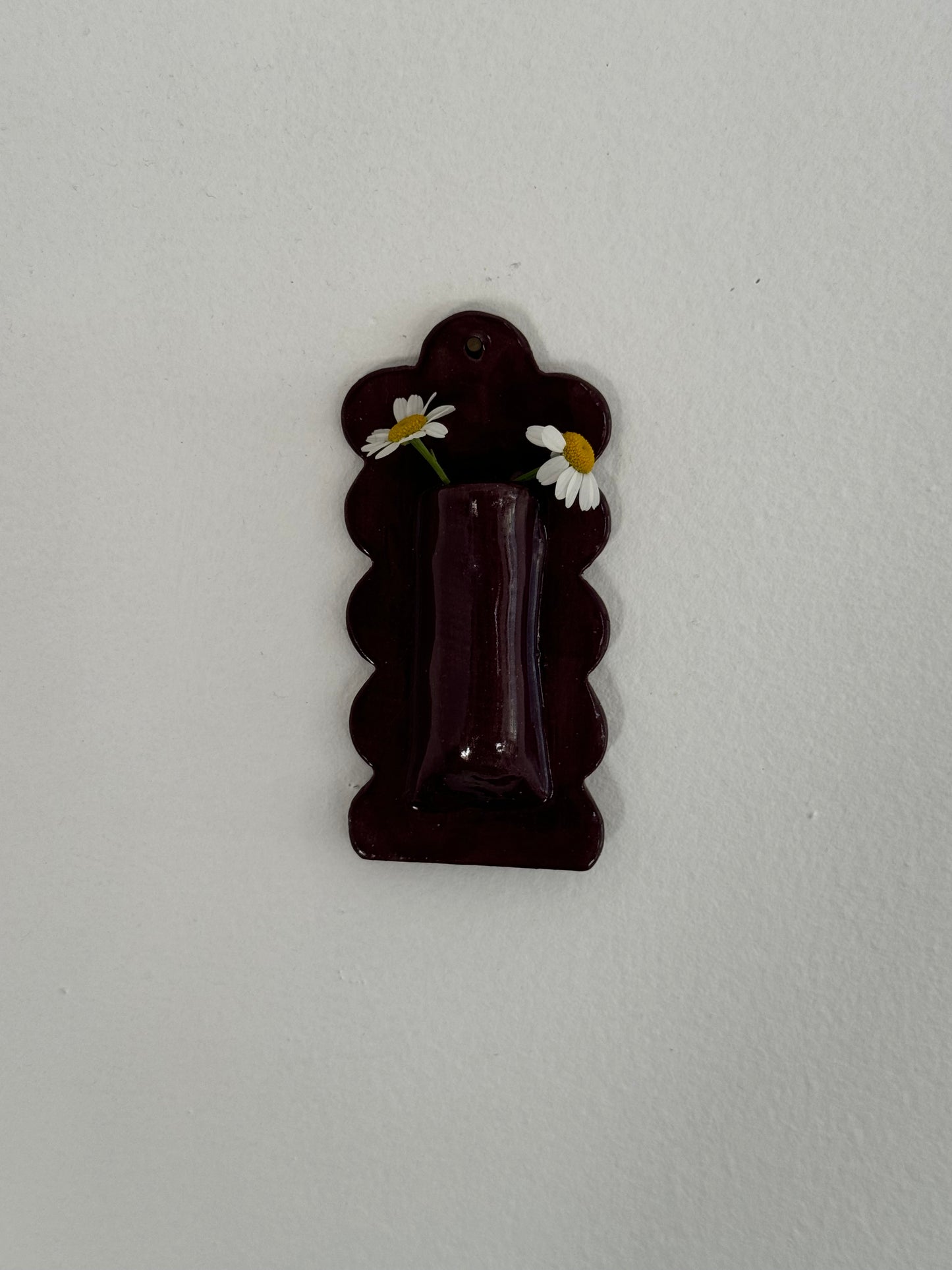 Scalloped Wall Vase