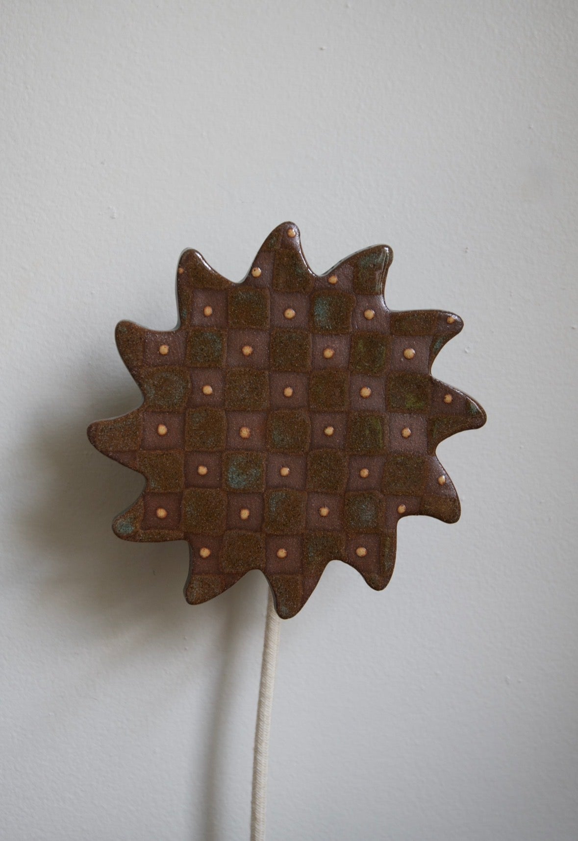 Checkerboard Sun Sconce