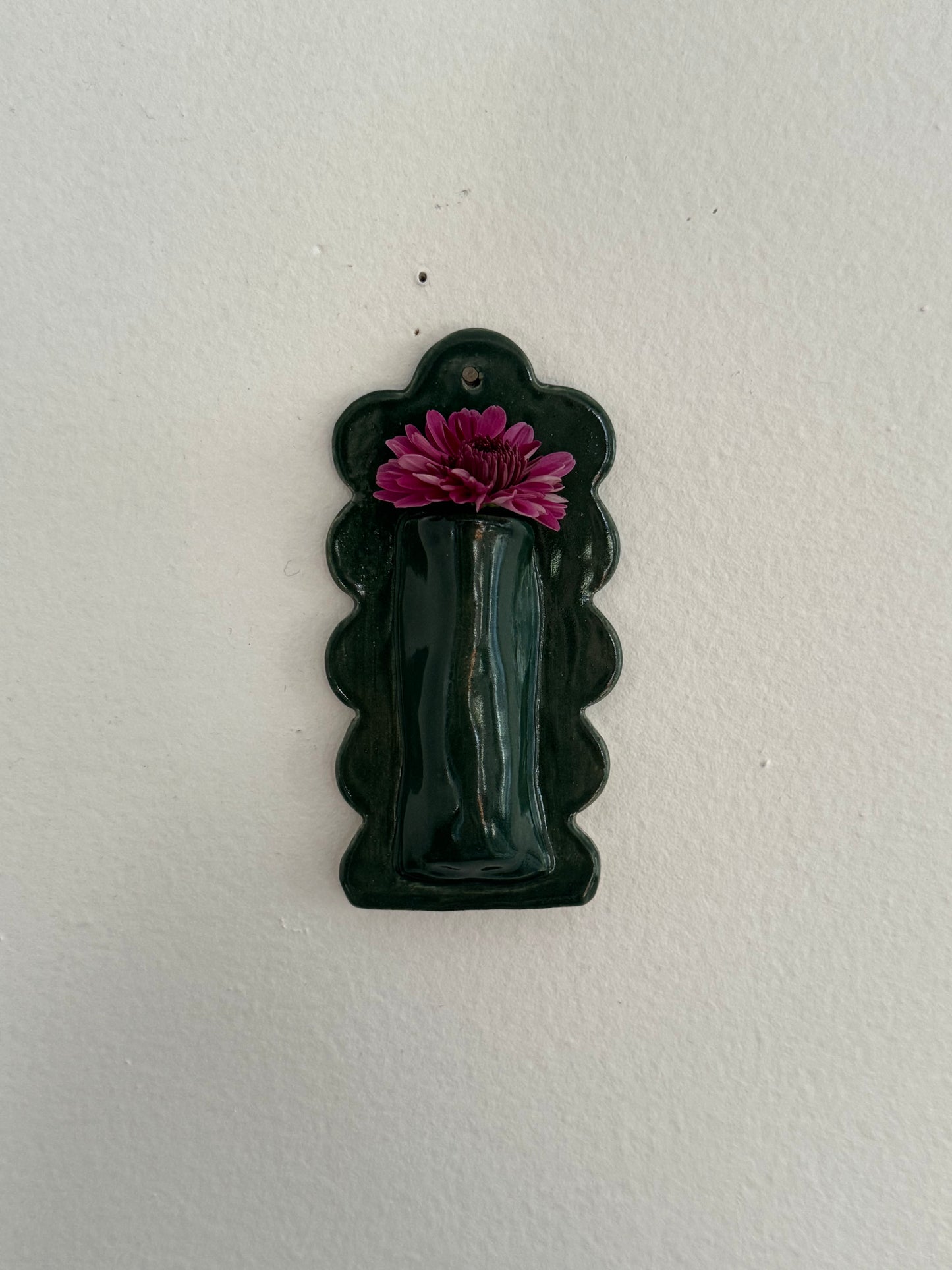 Scalloped Wall Vase