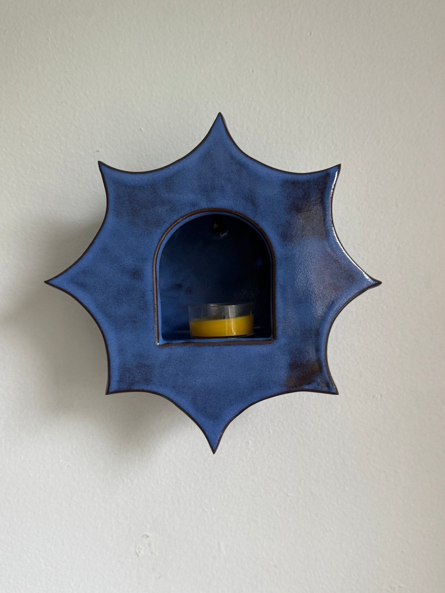 Large Stormy Blue Star