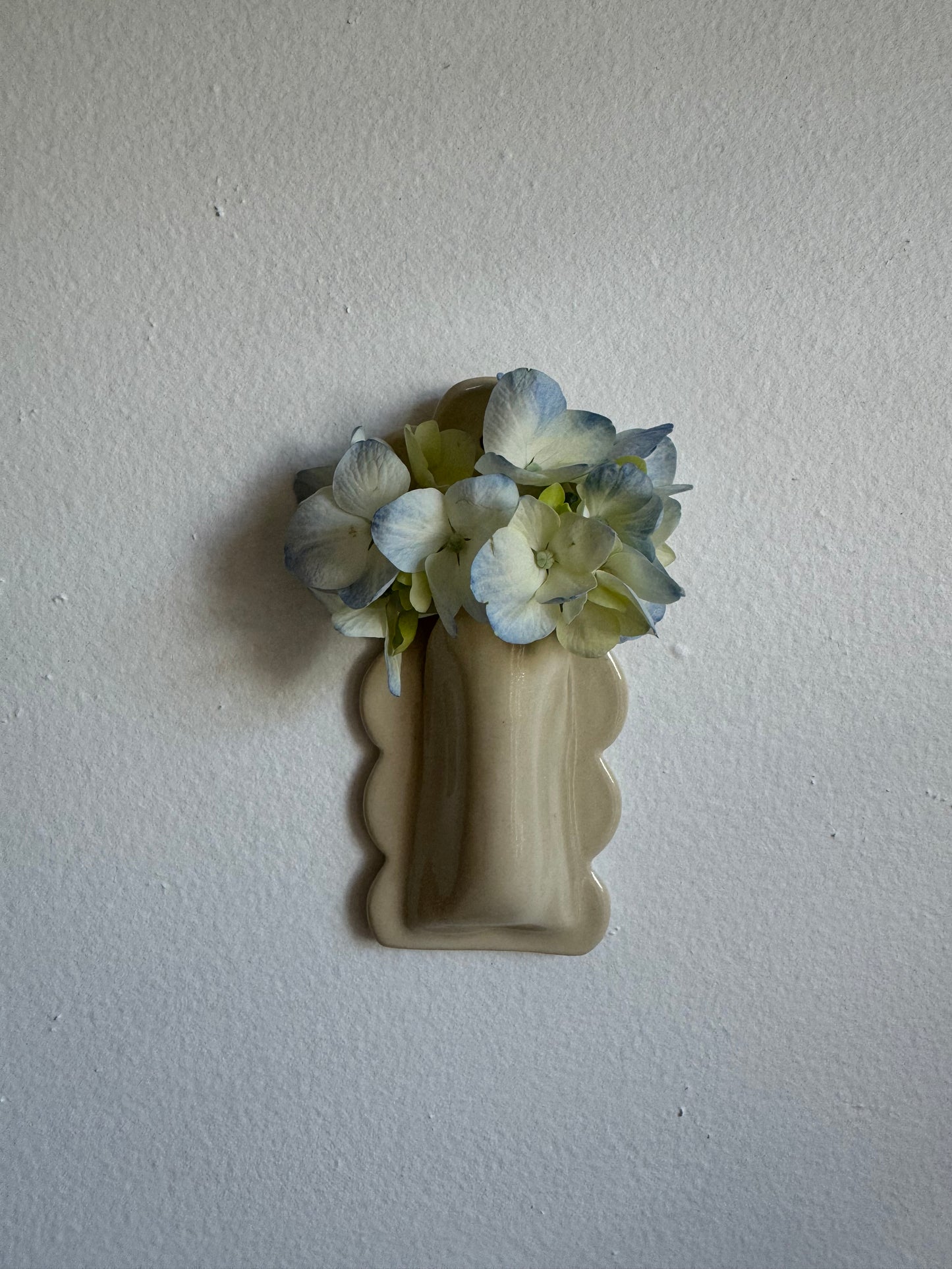 Scalloped Wall Vase