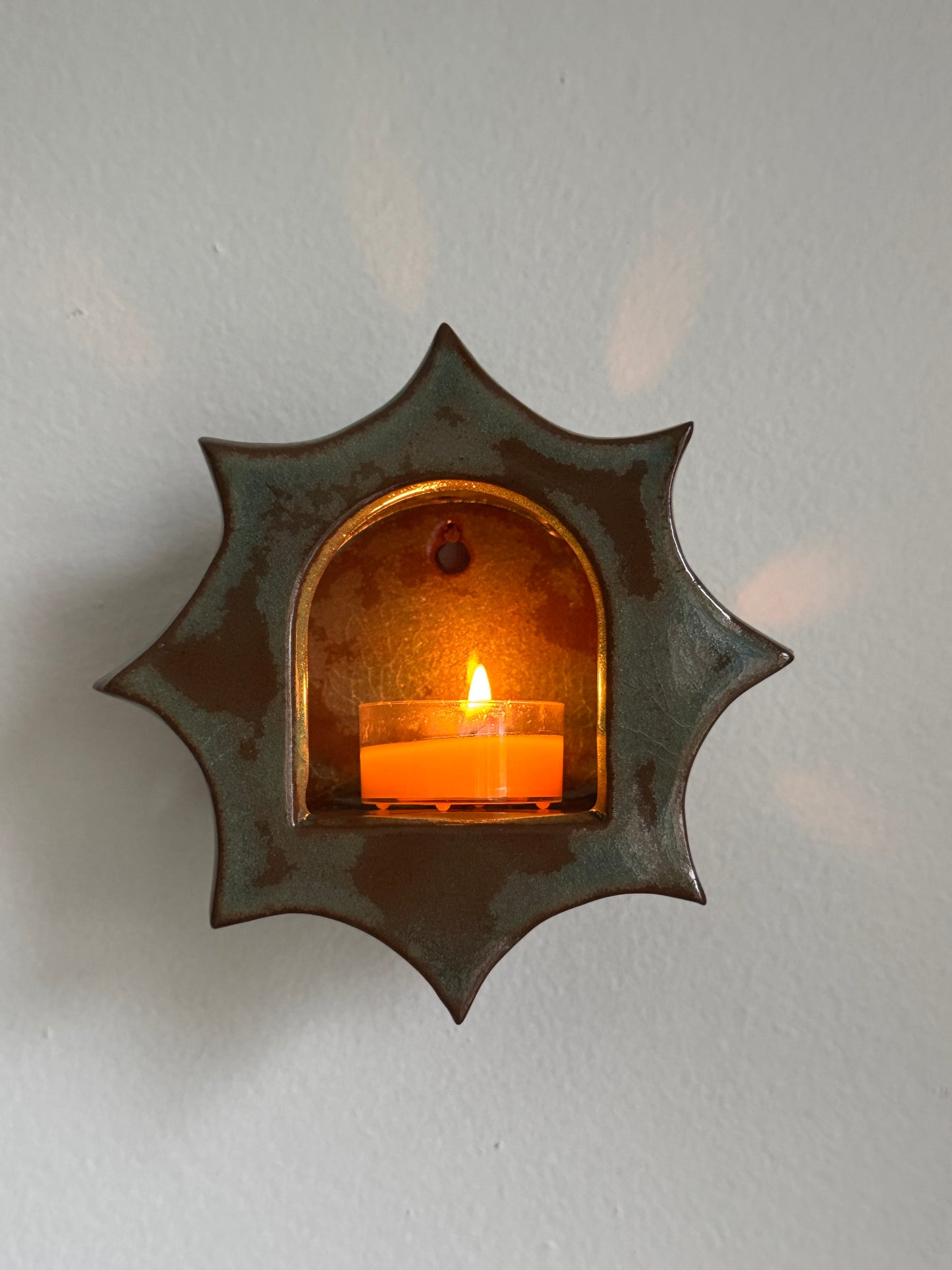 Antiqued Turquoise Star
