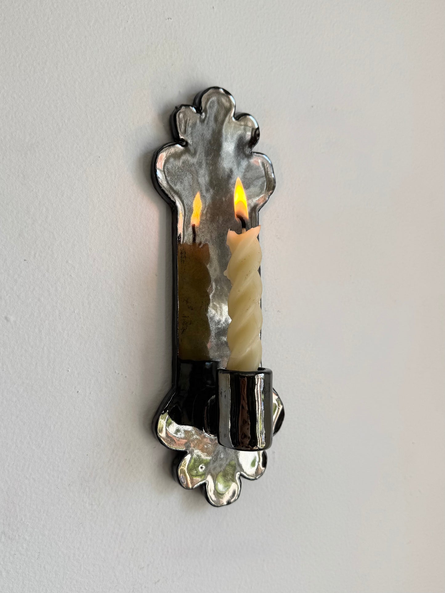 Chrome Rae Sconce (wired option)