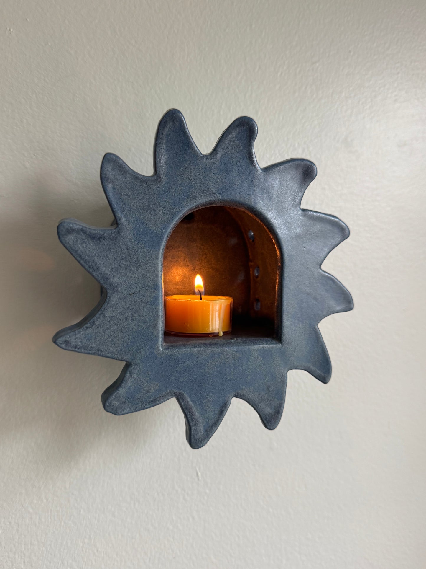 Denim Sun Sconce