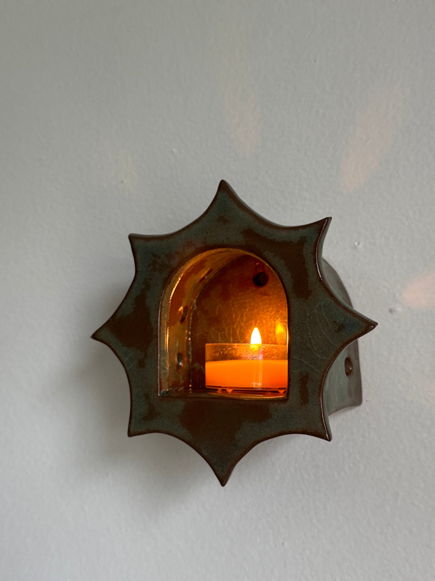 Antiqued Turquoise Star