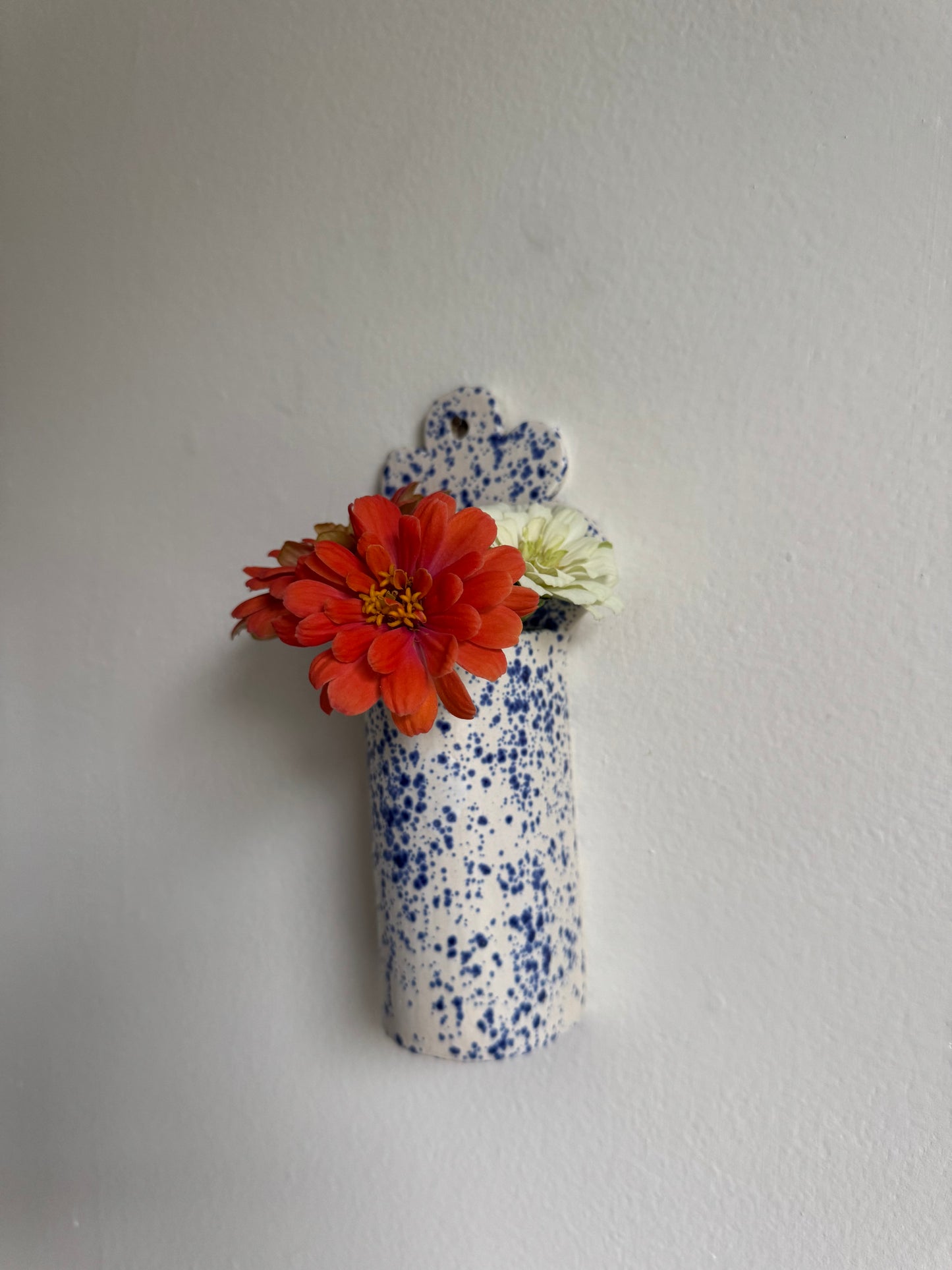 Blue Speckled Rae Vase