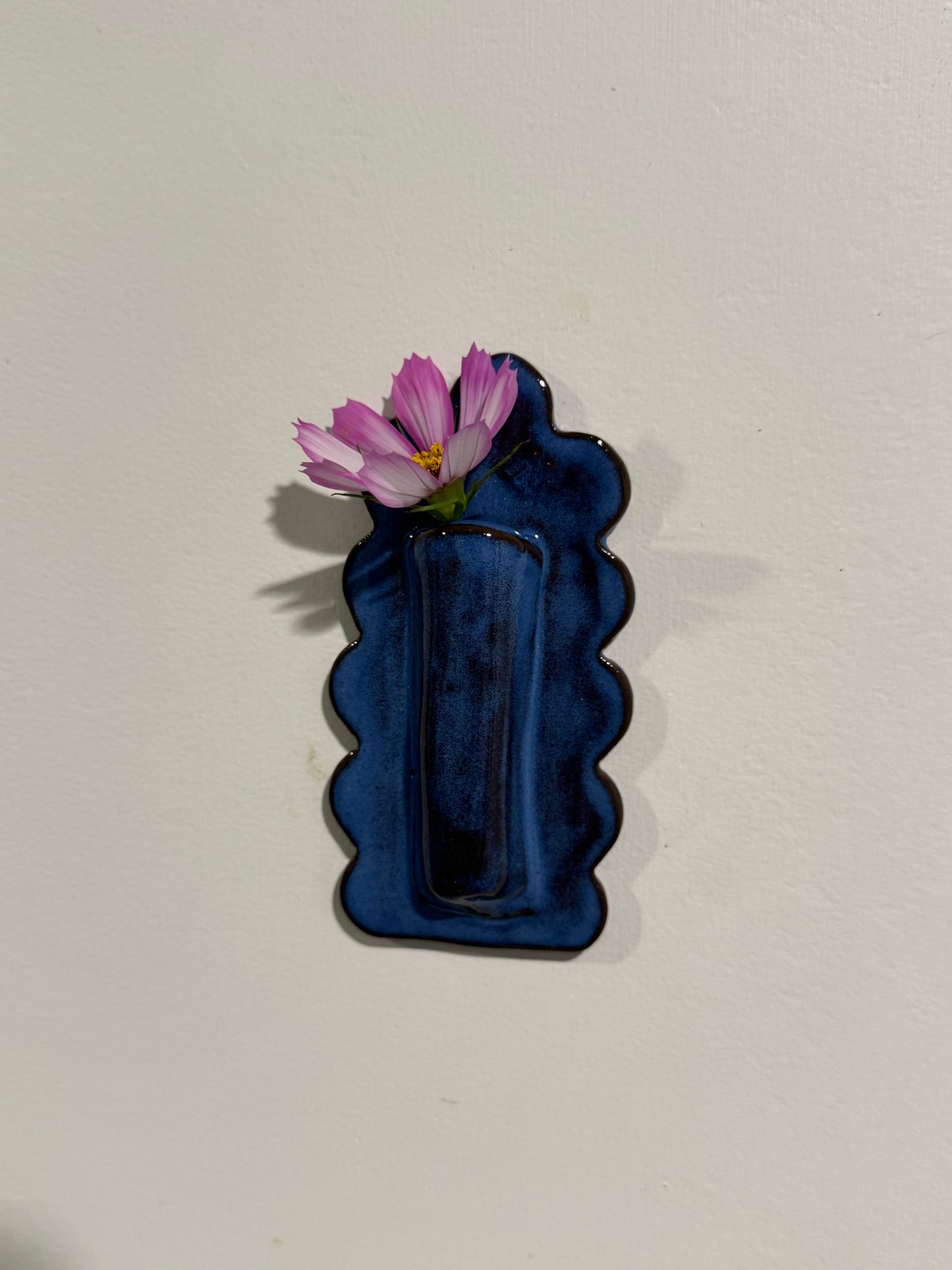 Scalloped Wall Vase