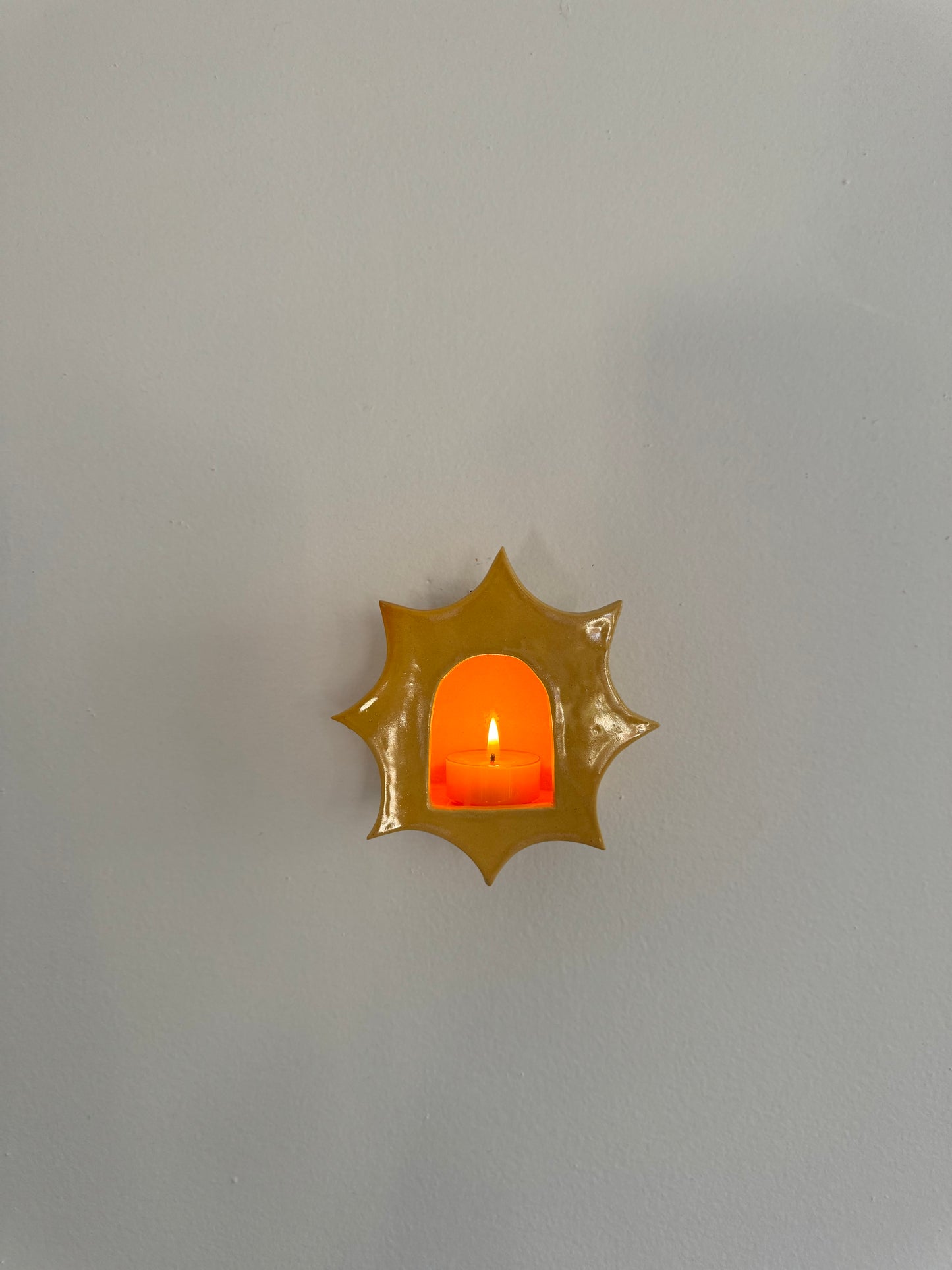 Yellow Star Sconce