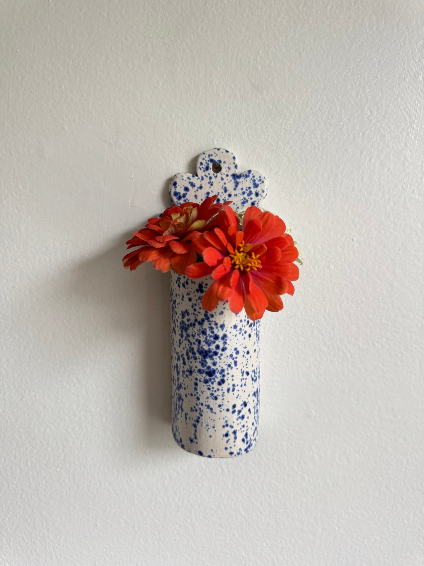 Blue Speckled Rae Vase