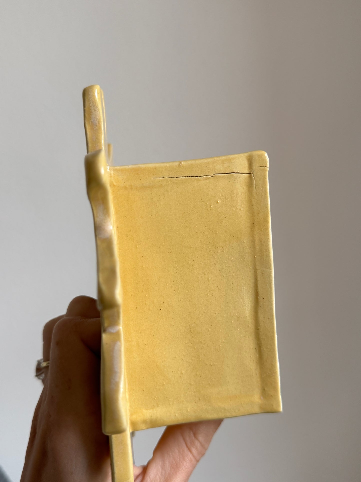 Wonky Yellow Sun Sconce