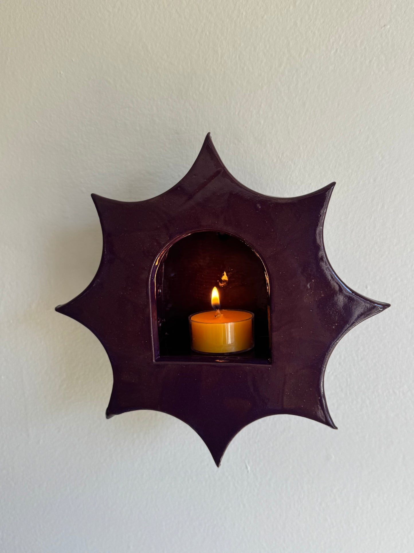 Large Dark Plum Star