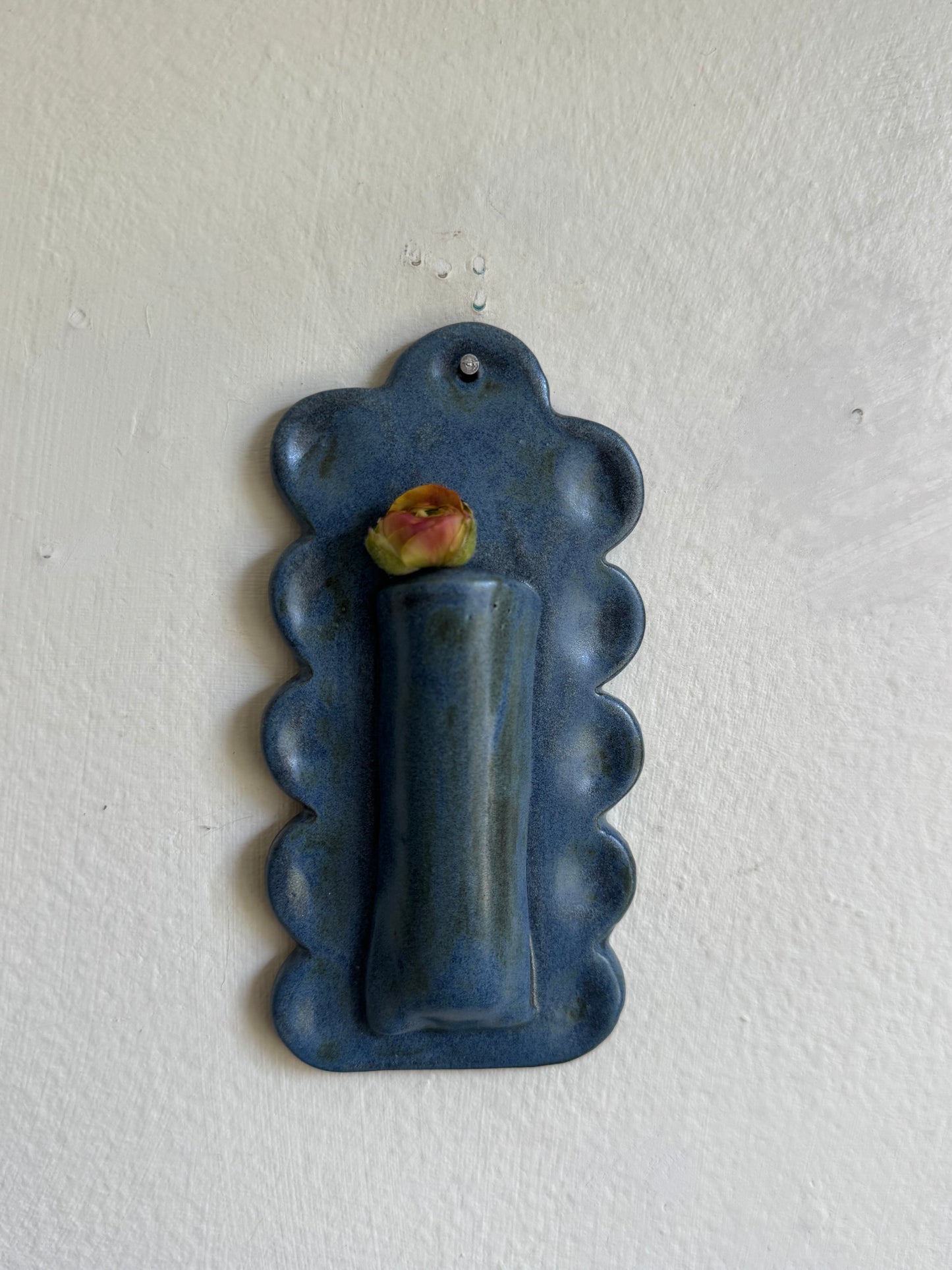 Scalloped Wall Vase