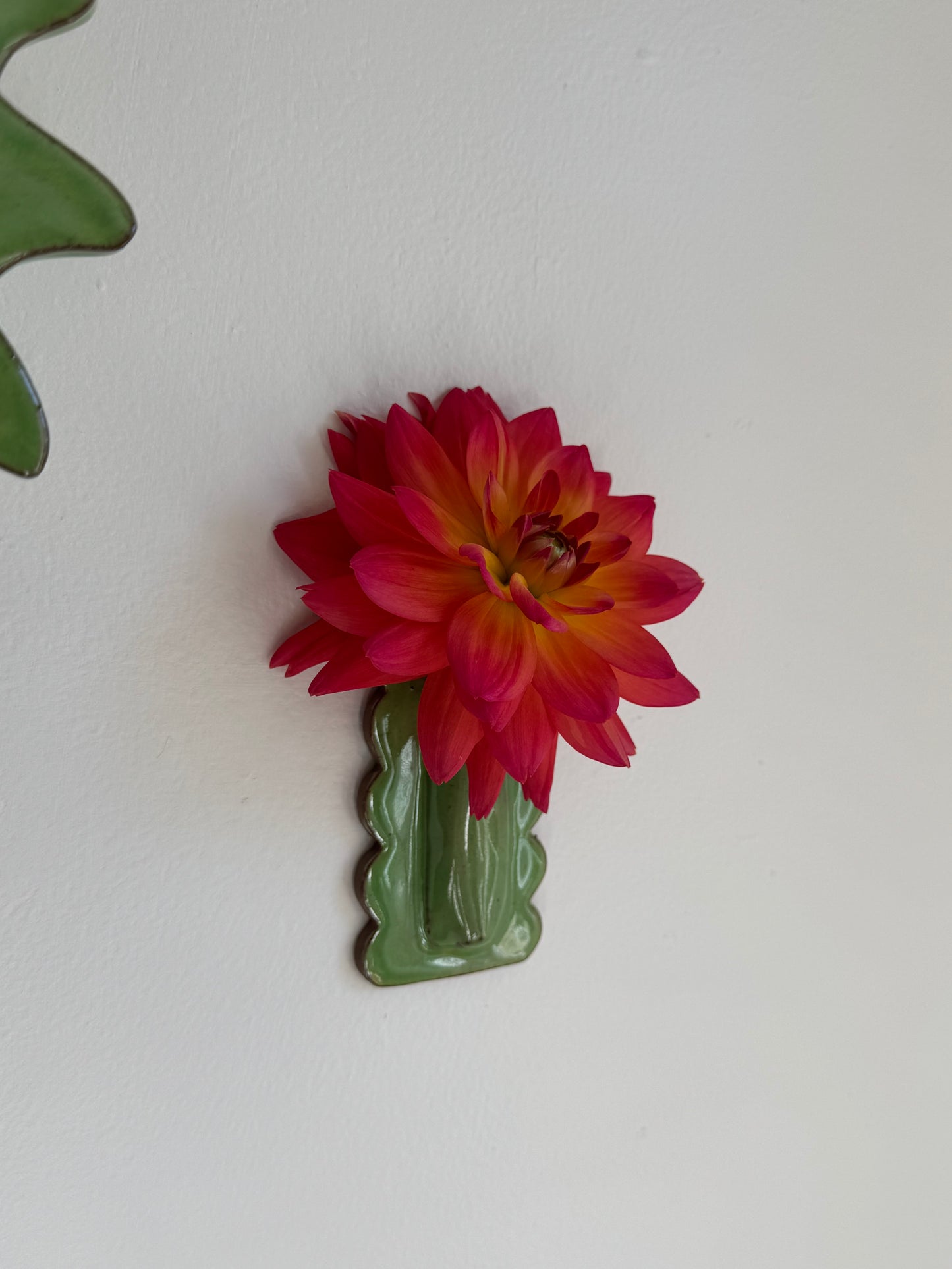 Scalloped Wall Vase