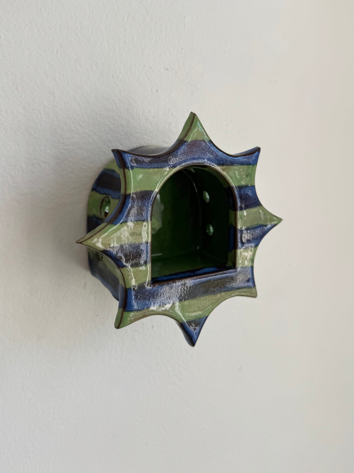 Whimsical Striped Star Sconce