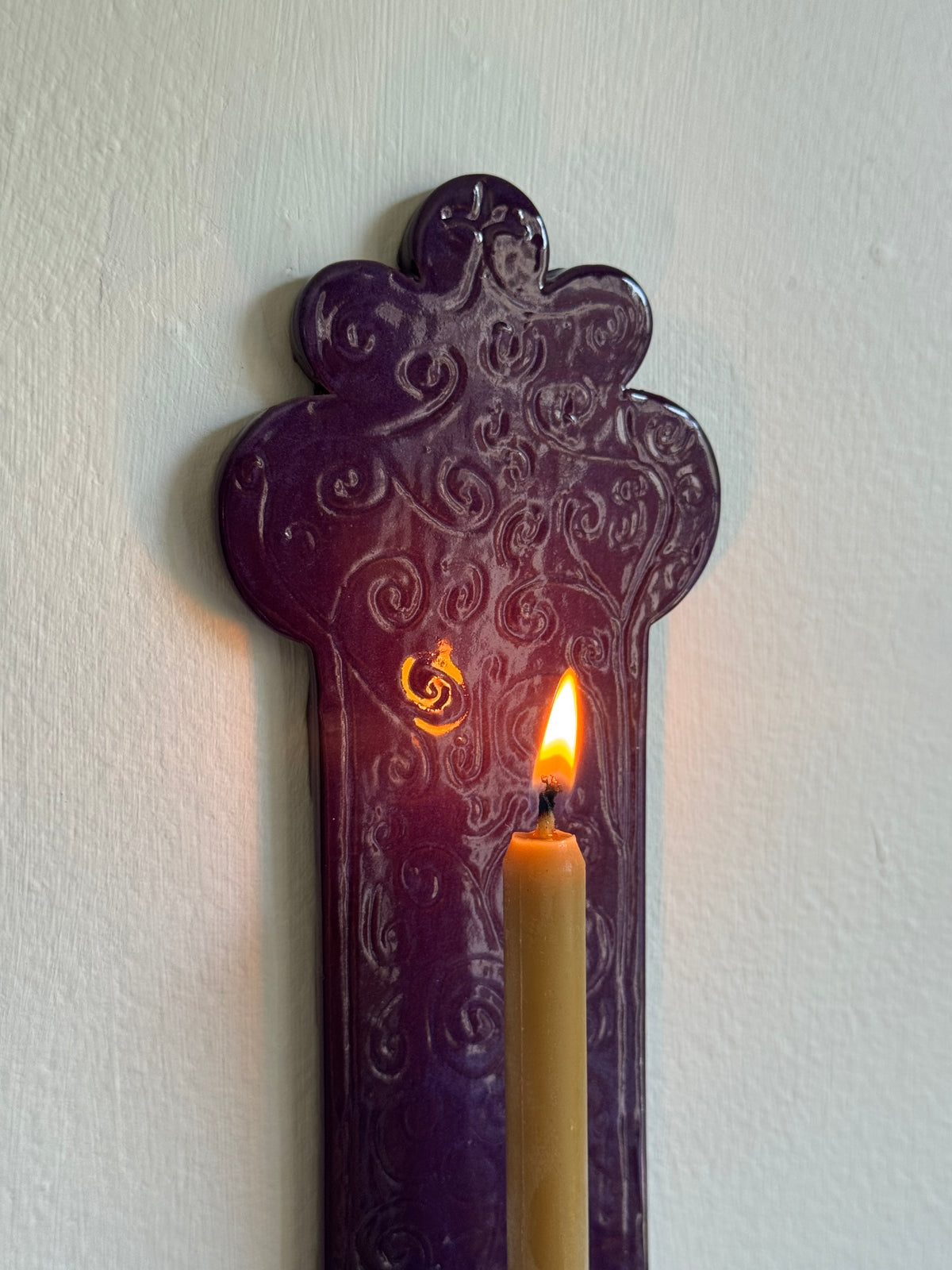 Plum Whimsical Rae Sconce