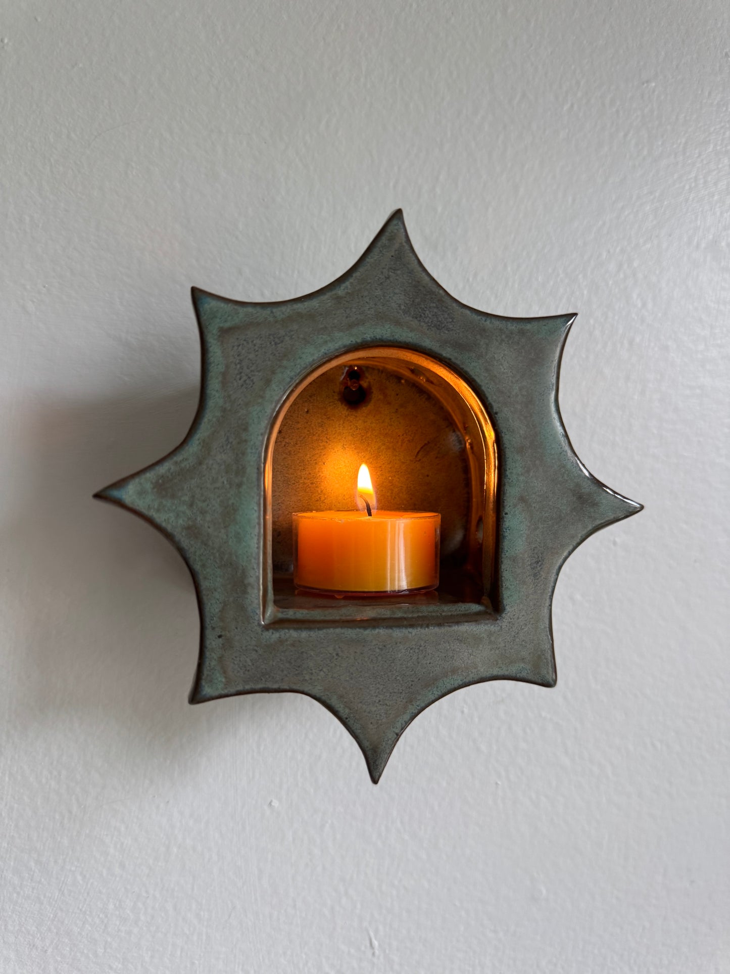 Lichen Star Sconce