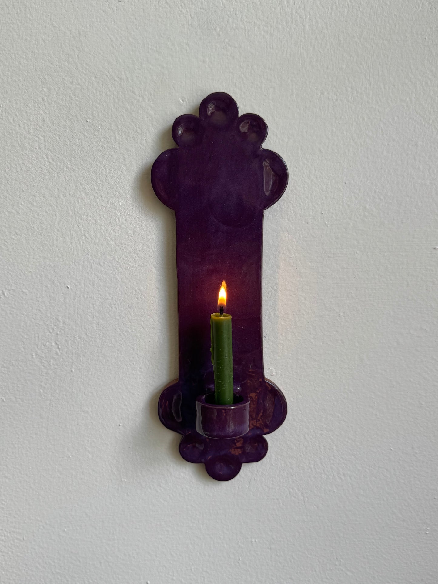 Dark Plum Rae Sconce