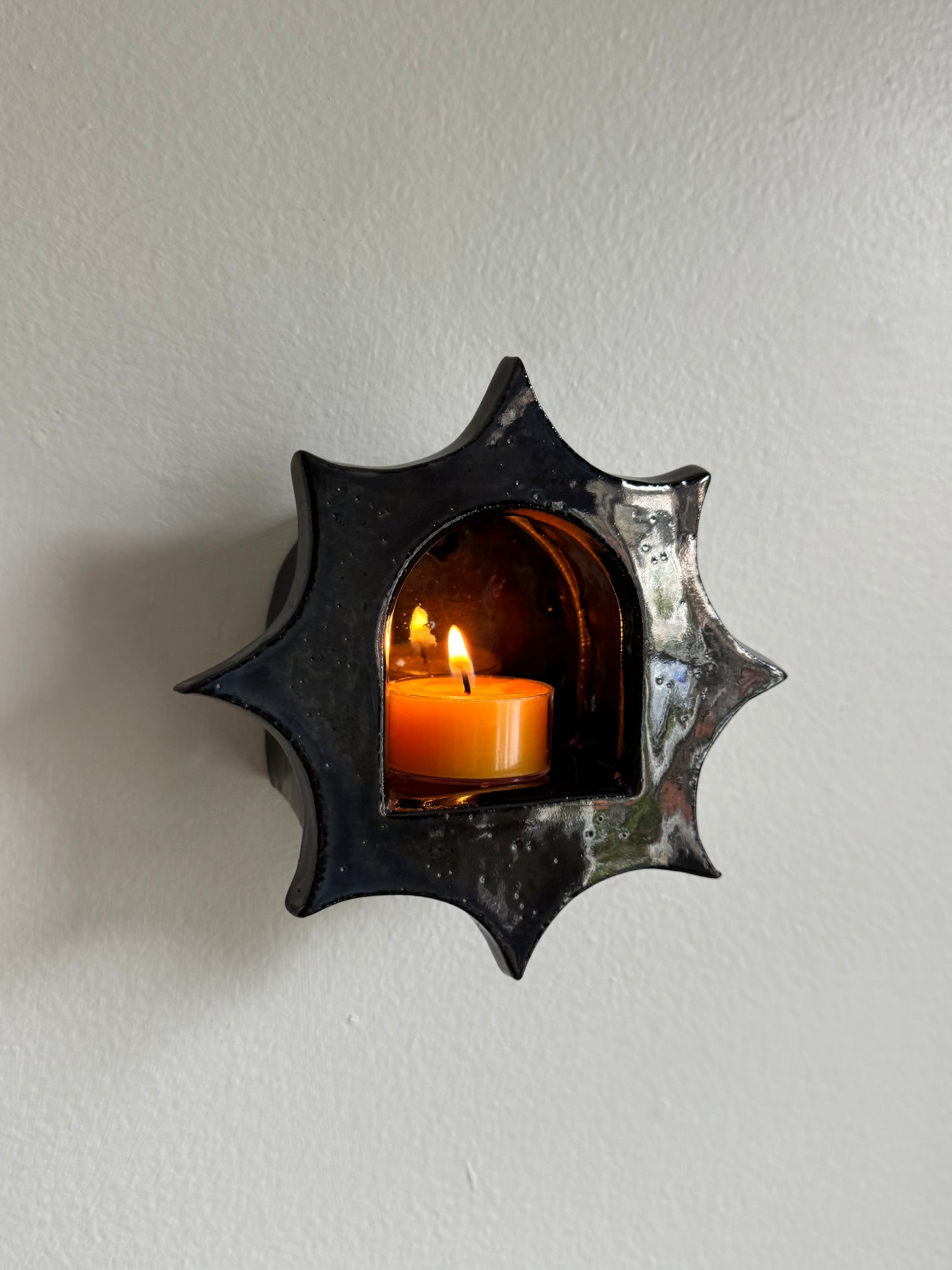 Chrome Star Sconce