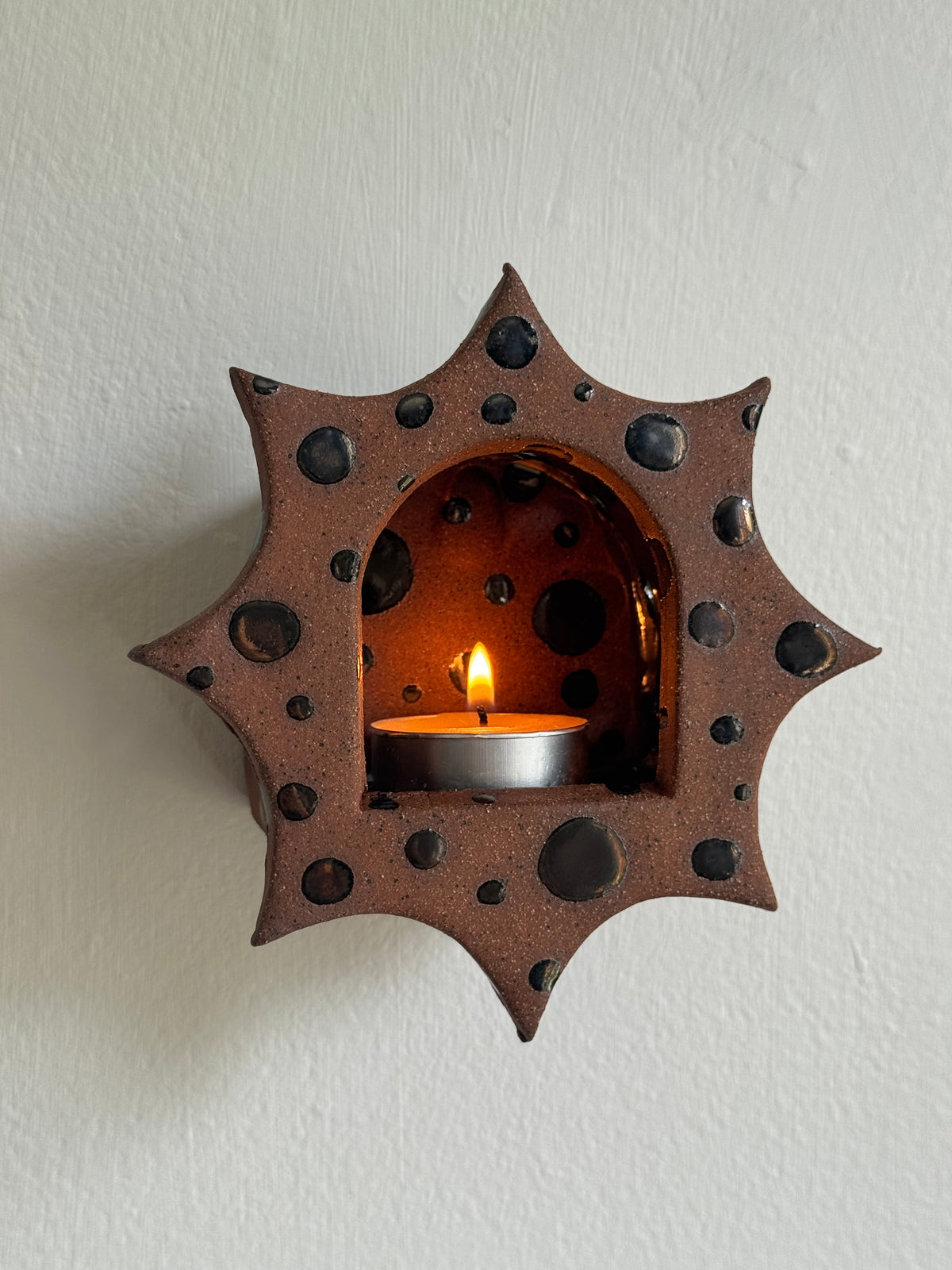 Metallic Polka Dot Star