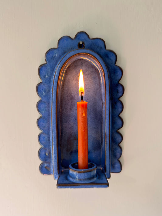 Coming soon! Stormy Blue Scallop  Sconce