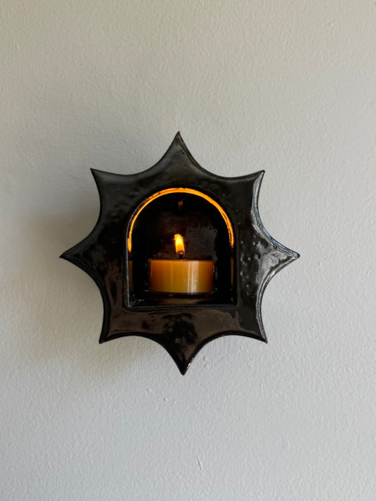 Metallic Star Sconce