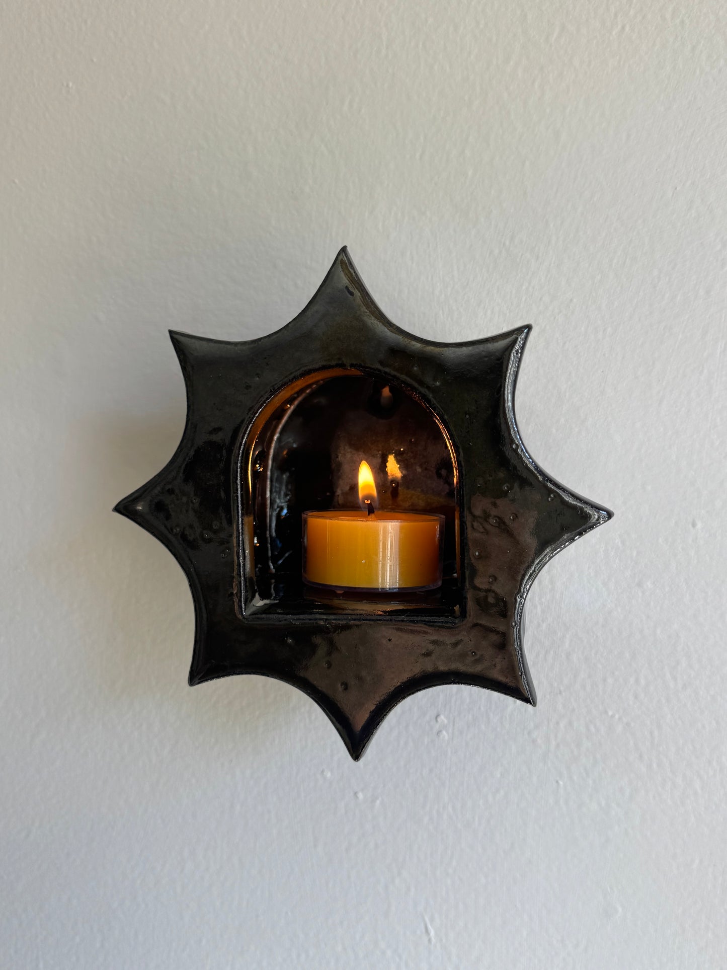 Metallic Star Sconce