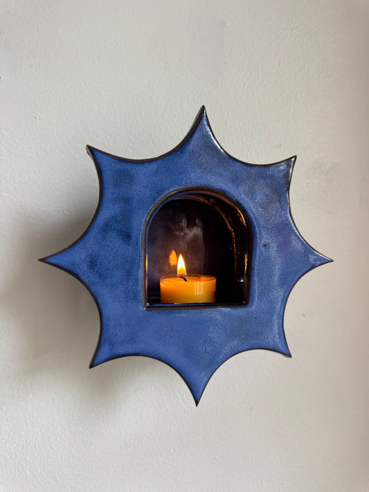 Large Stormy Blue Star
