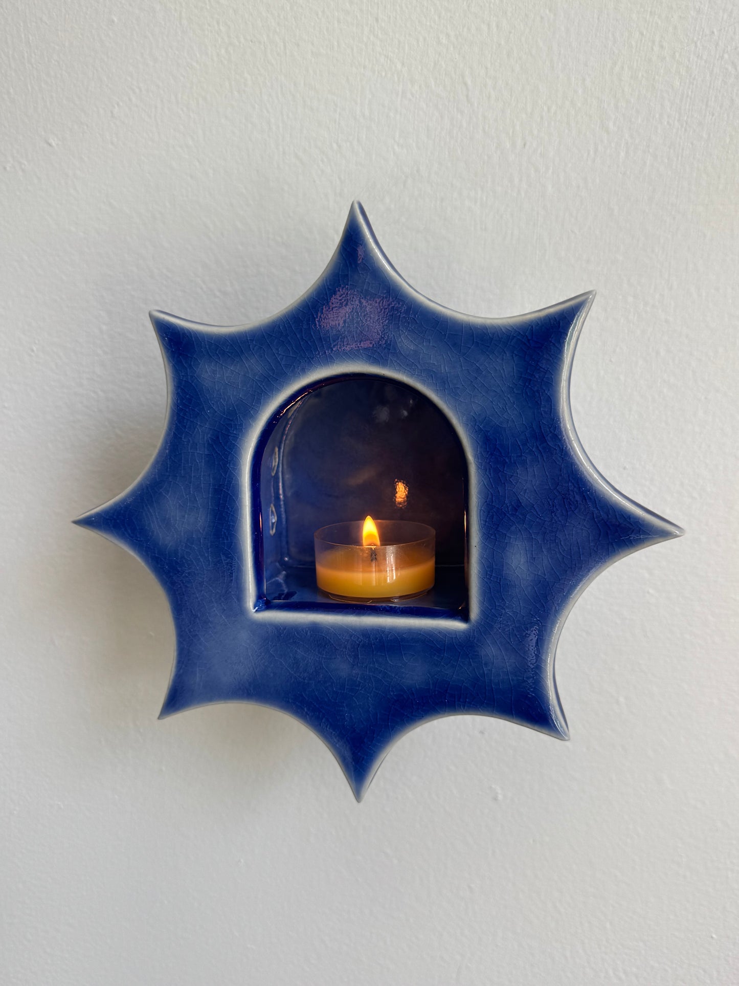 Royal Crackle Blue Star