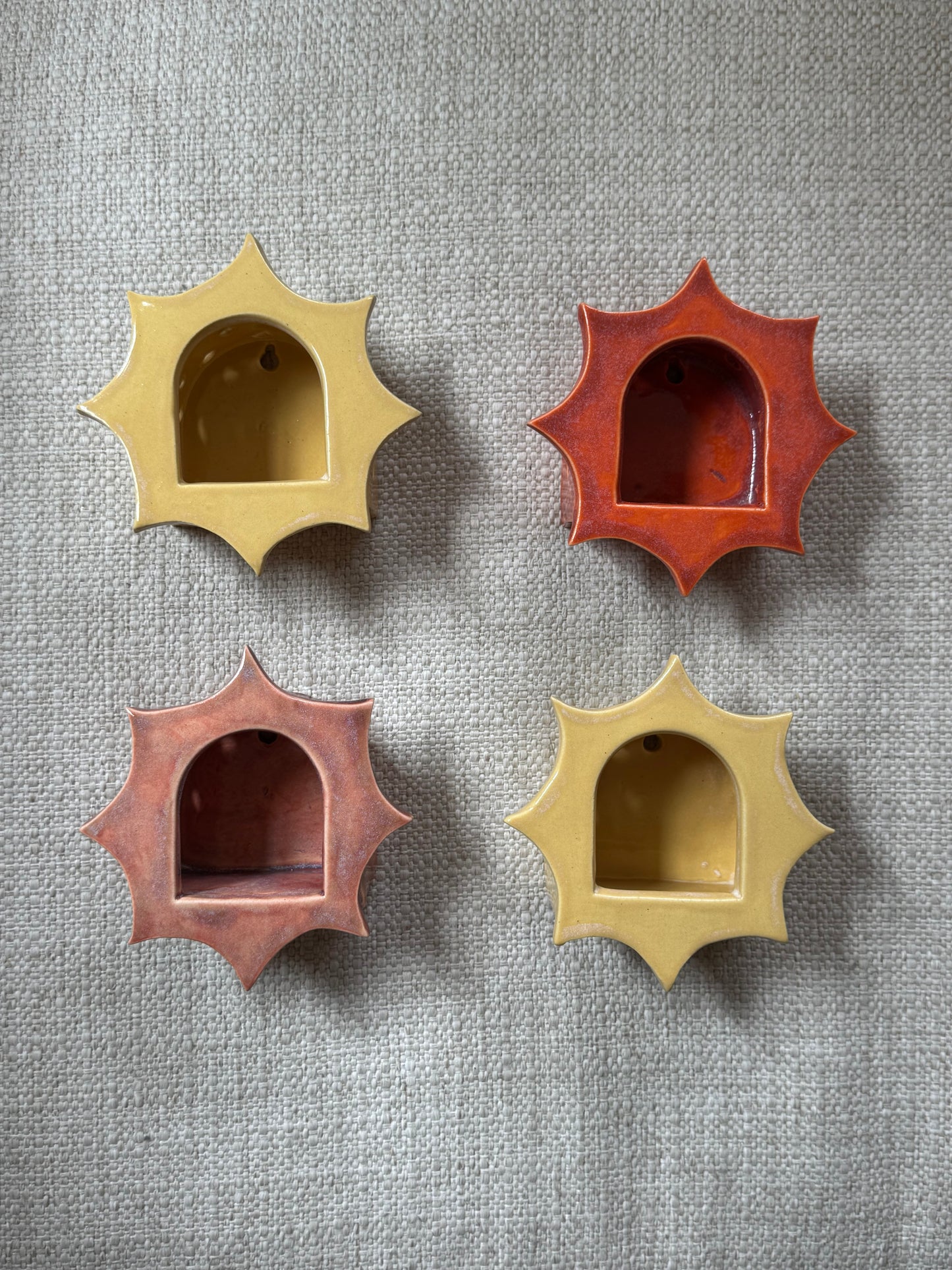 Yellow Star Sconce