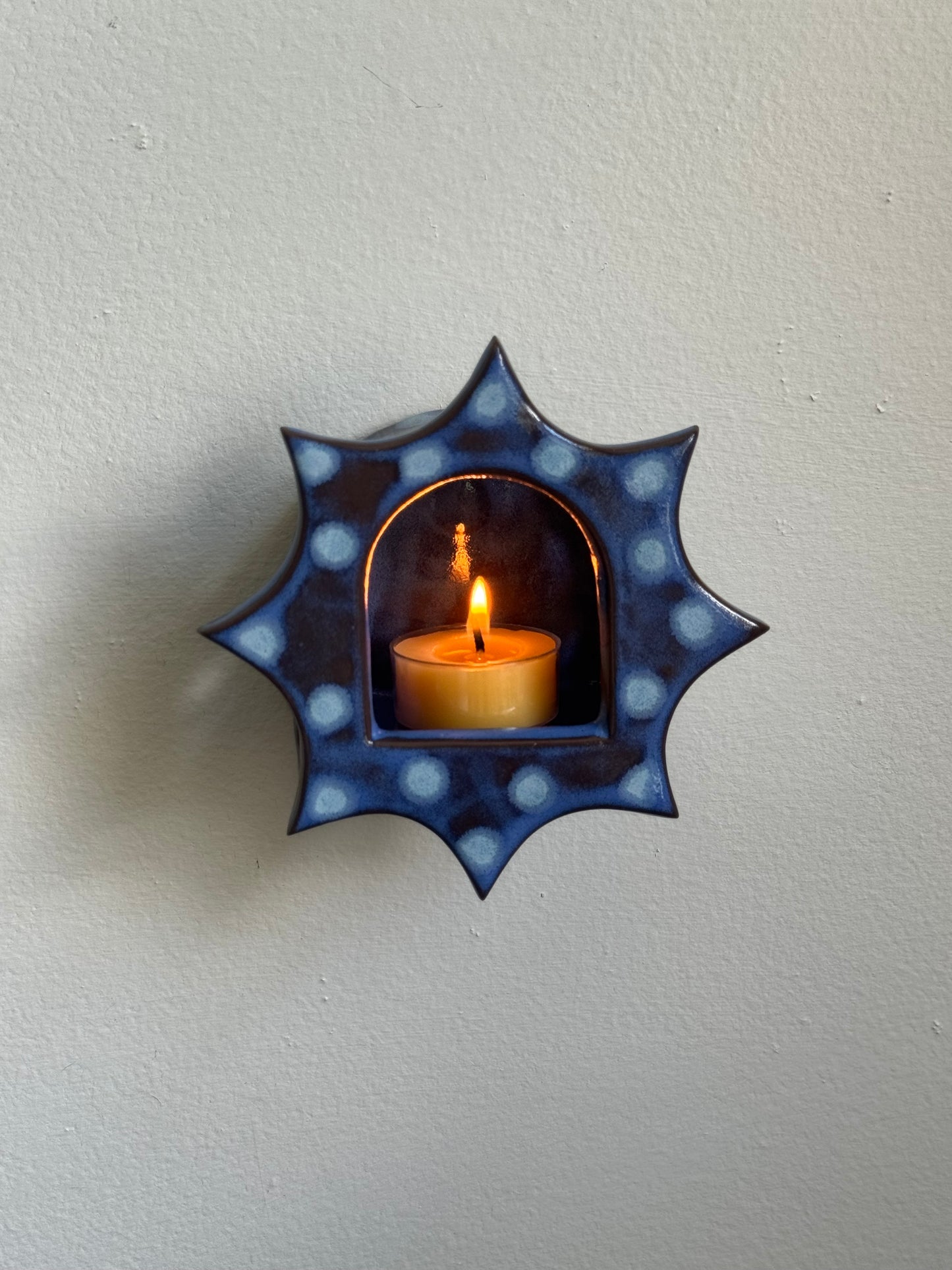 Blue Polkadot Star