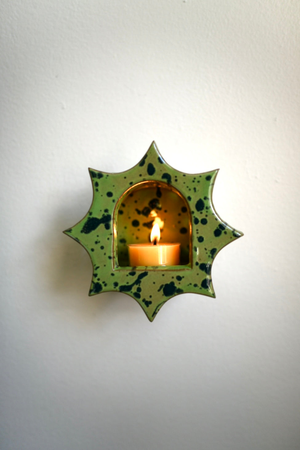 Green Splatter Star