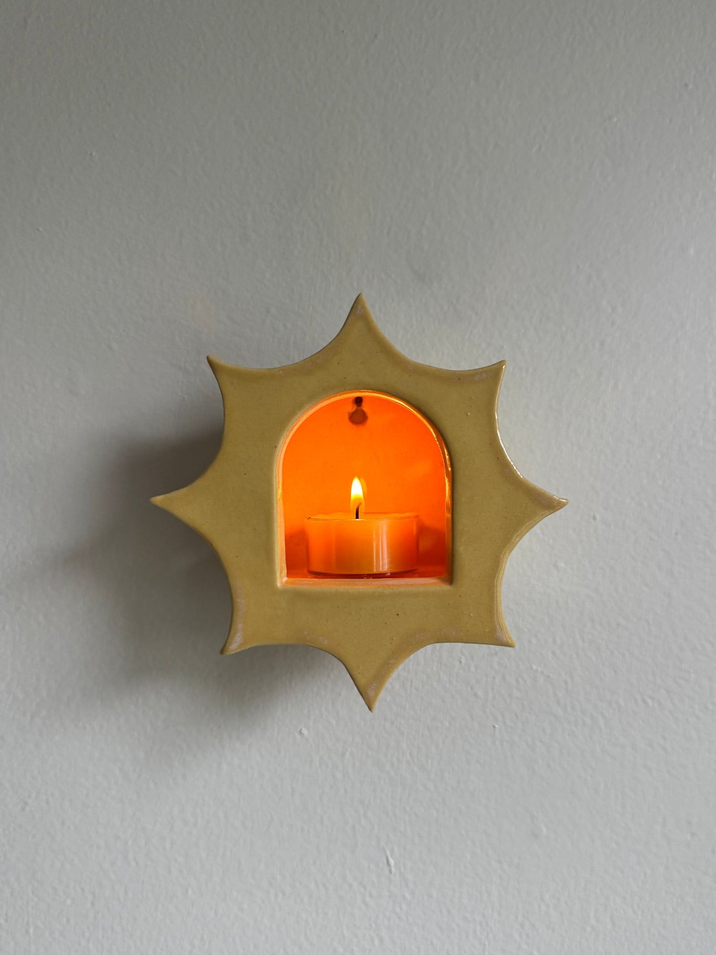 Yellow Star Sconce