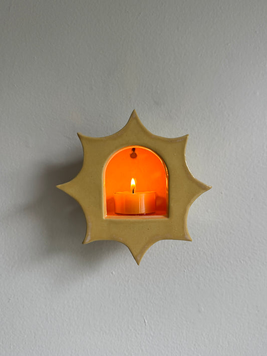 Yellow Star Sconce