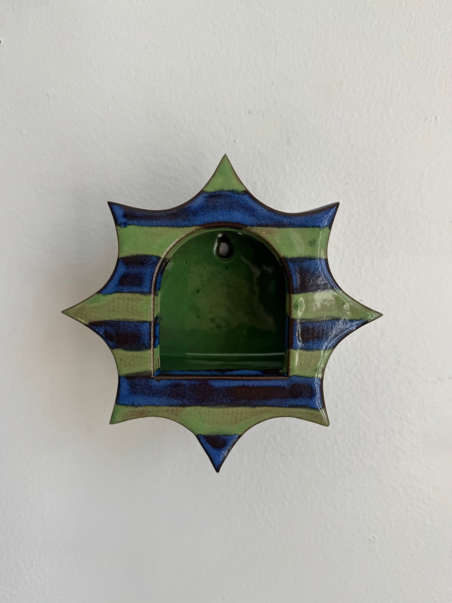 Whimsical Striped Star Sconce