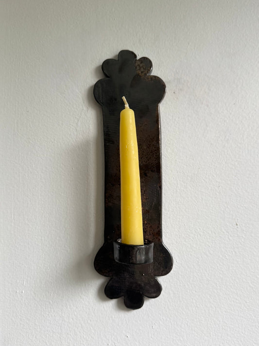 Antiqued Gold Rae Candle Sconce