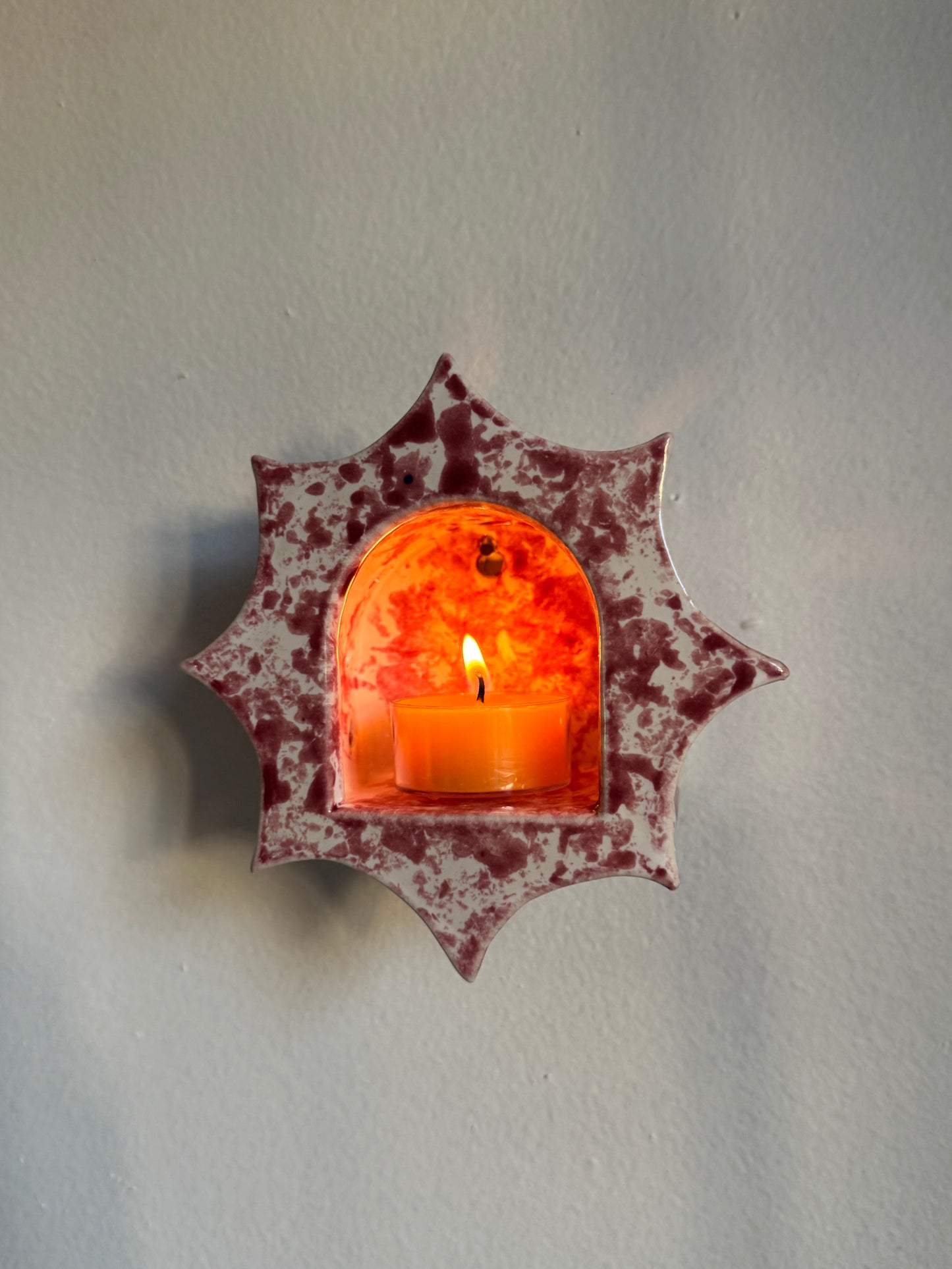 Red Splatter Star