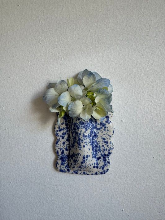 Scalloped Wall Vase